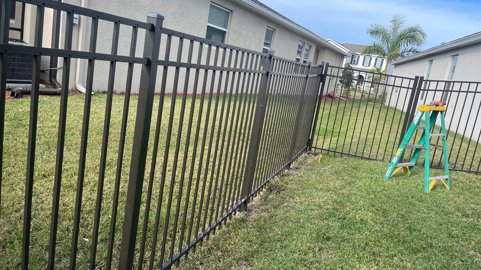Palmetto, FL 5 ft. Tall Bronze Aluminum Fence by Asap fence and gates, LLC