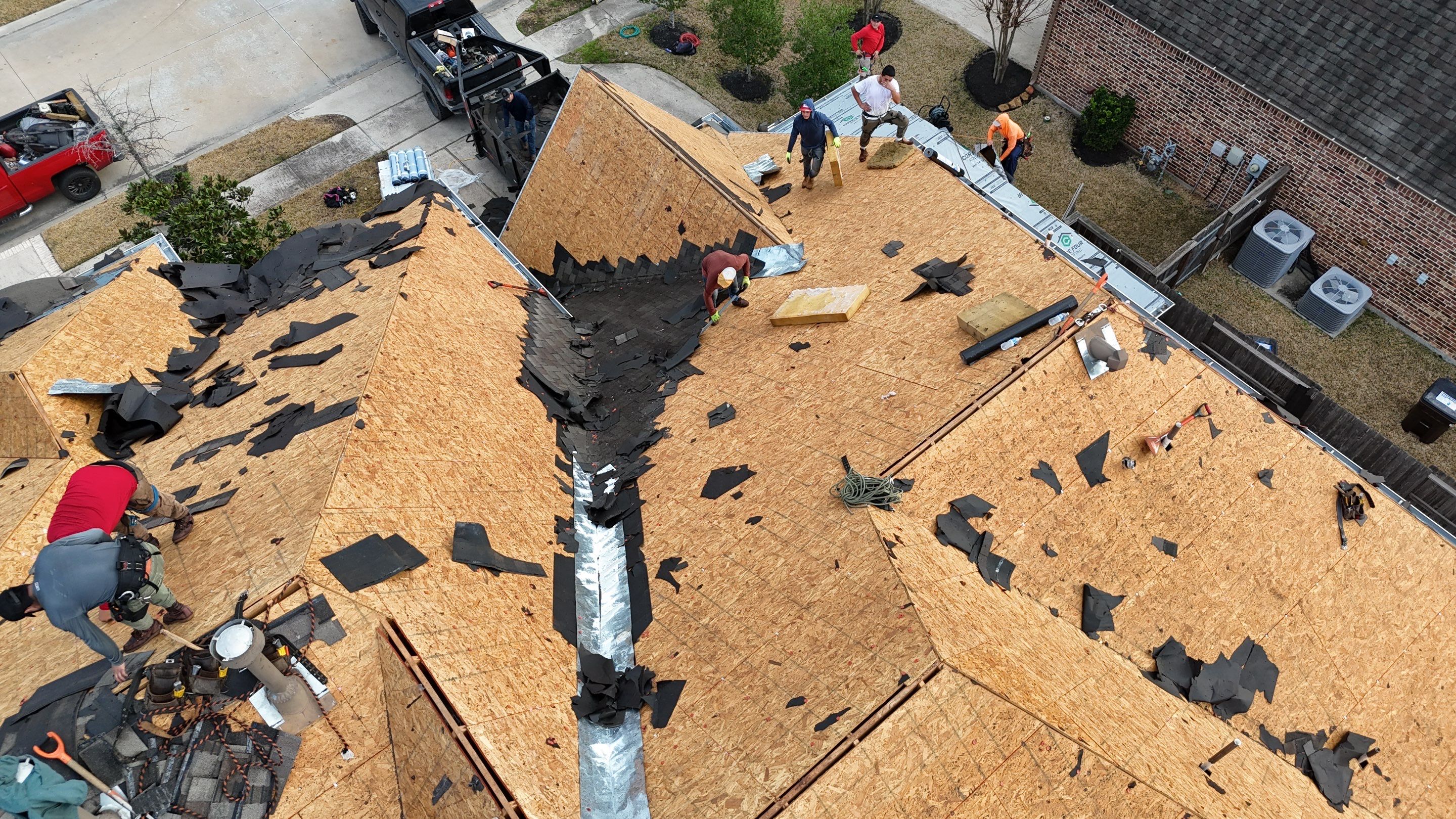 Roof Replacement in Cypress after Customer sustained Hail Damage! by Core Four Roofing