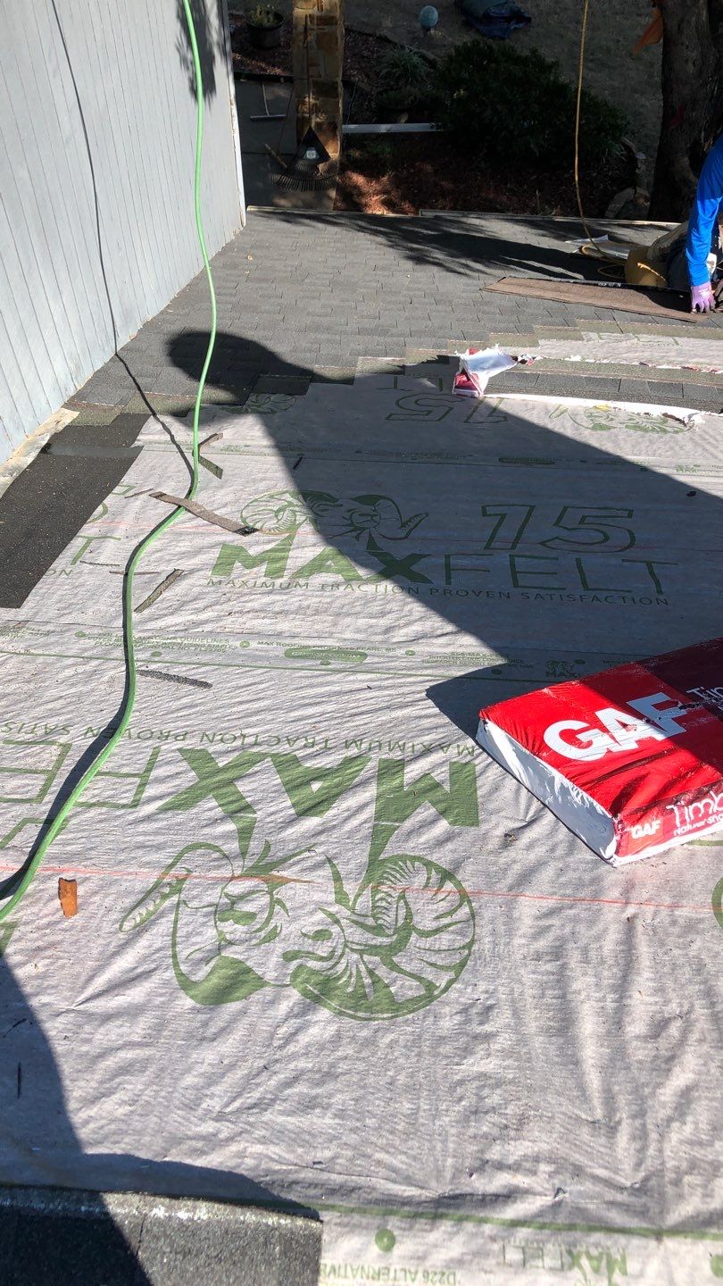 Residential Roofing Installation using GAF Natural Shadow  by A & H Roofing and Contracting