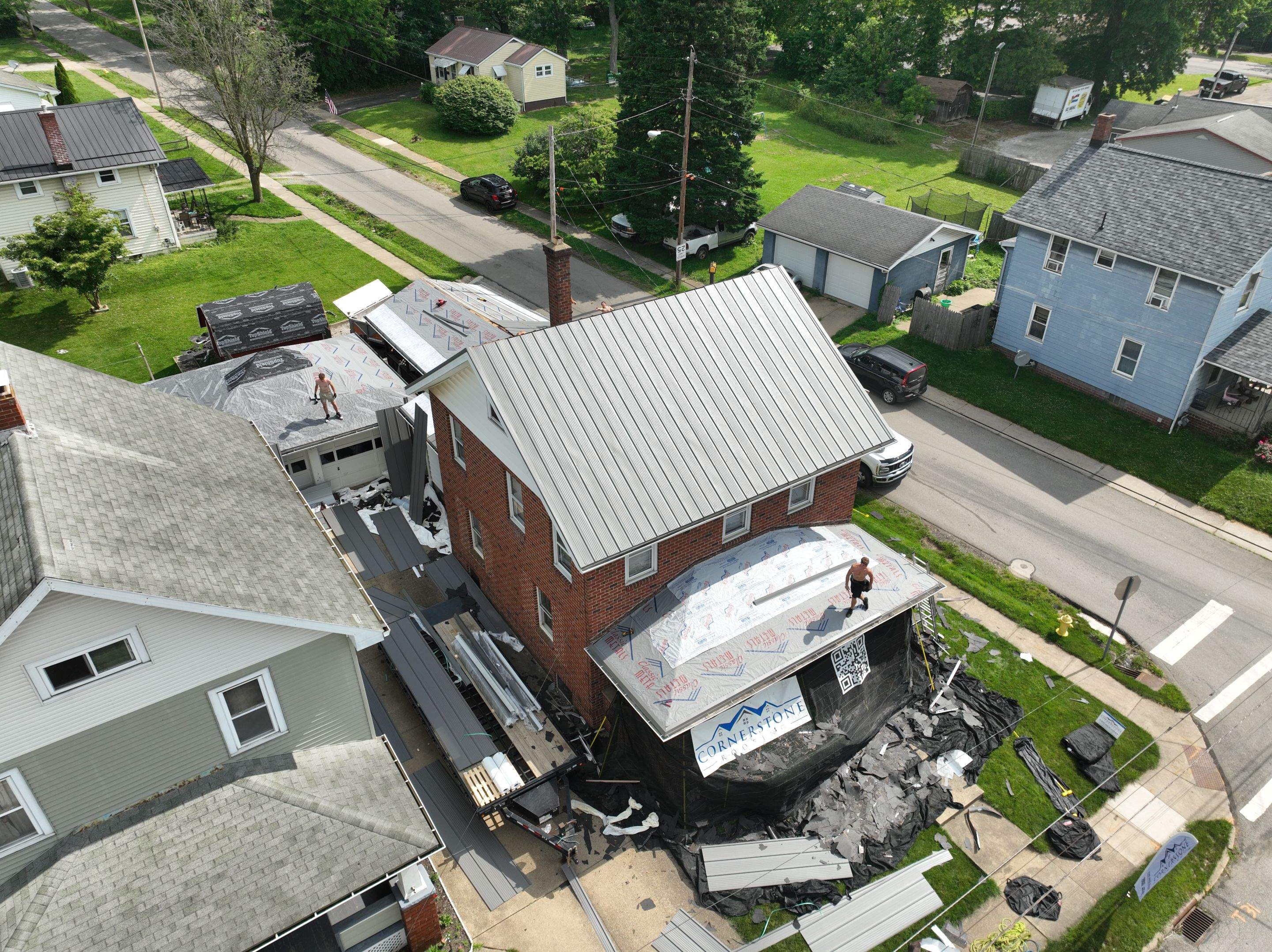 Heavy Metal in Wooster: Textured Charcoal Fortress by Cornerstone Roofing And Siding