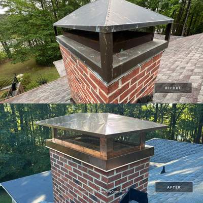 Stunning Chimney Metalwork