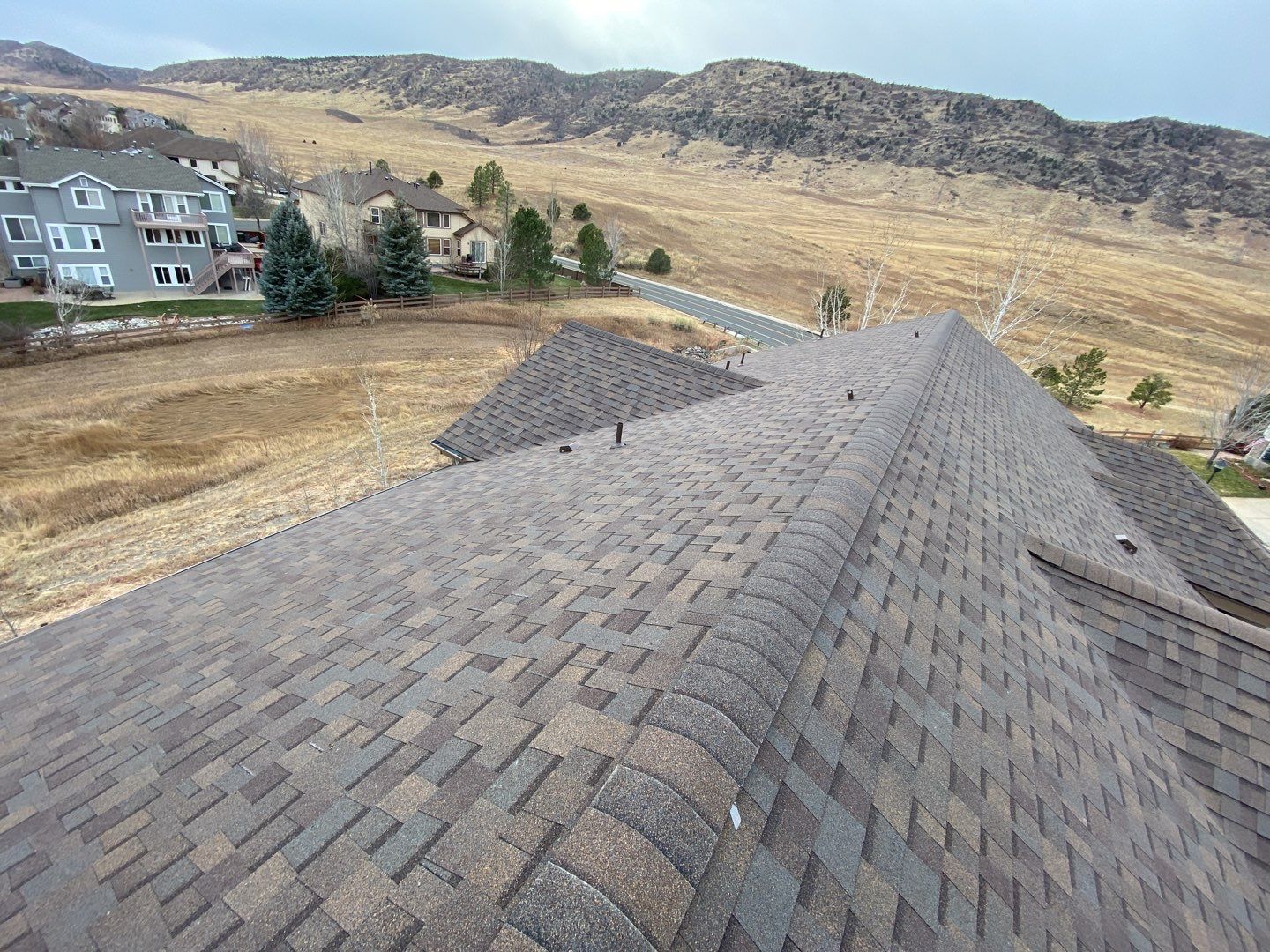 Residential Roofing Installation using Owens Corning TruDefinition Duration STORM - Teak by A to Z Roofing