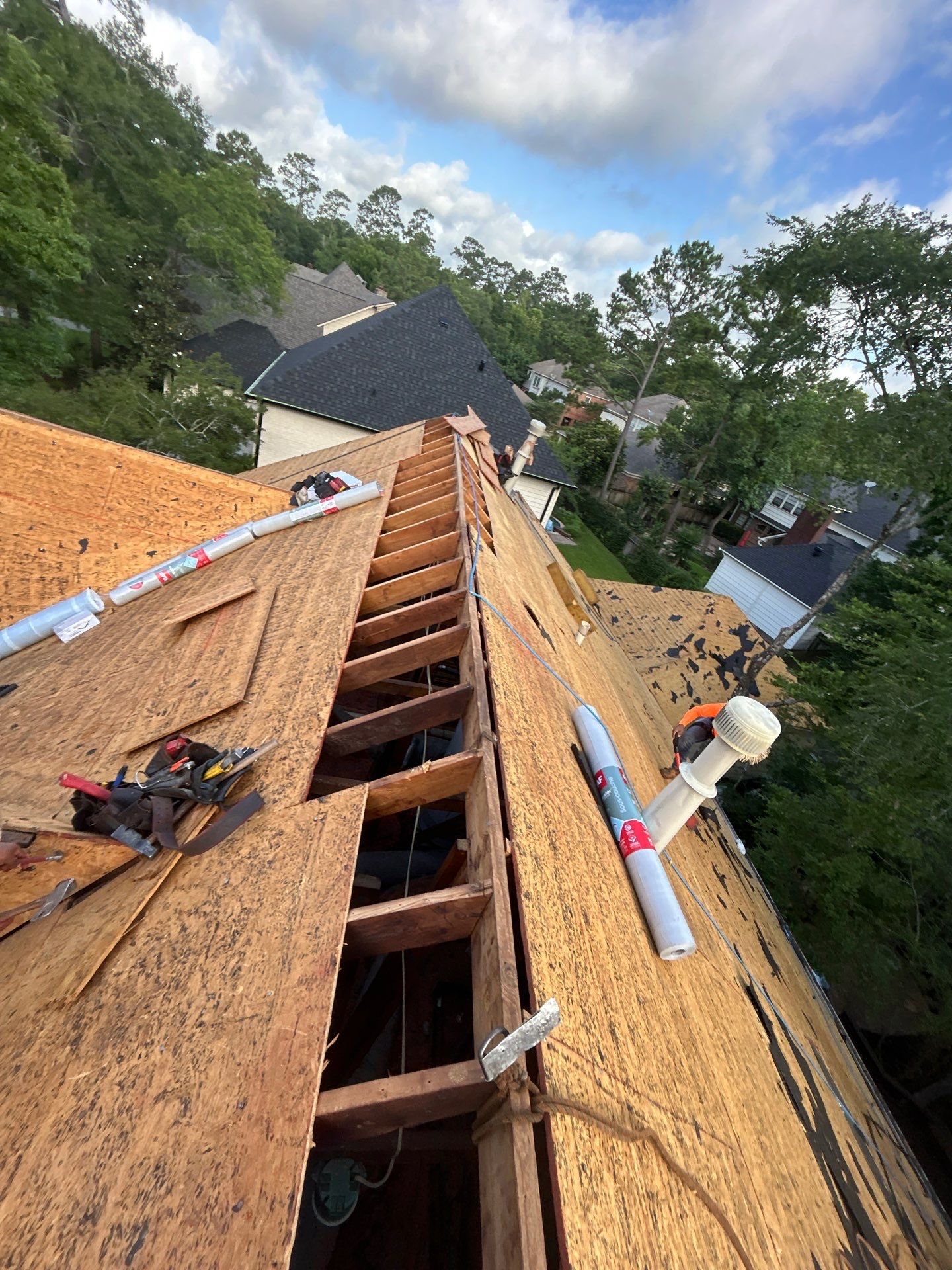 Roof Replacement Spring by Roof Repair Company