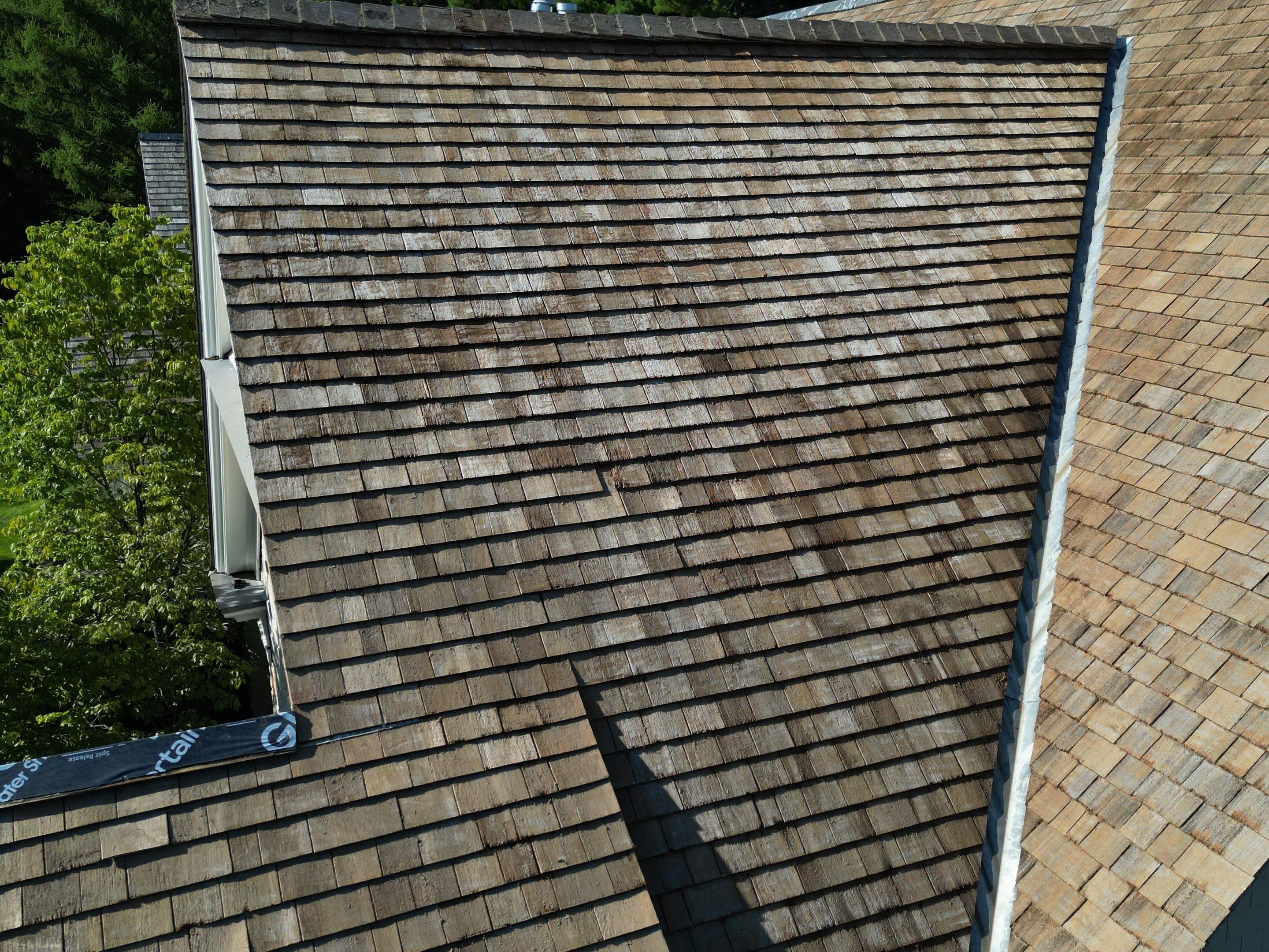 Cedar Shake Roof Restoration by Mighty Dog Roofing of Greater Middlesex County