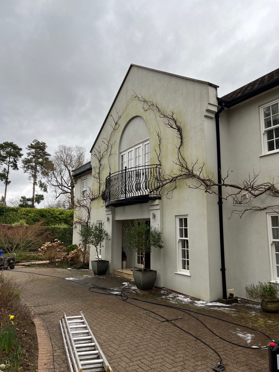 Render Clean using Safewash Eco by Ges Exterior Cleaning ltd