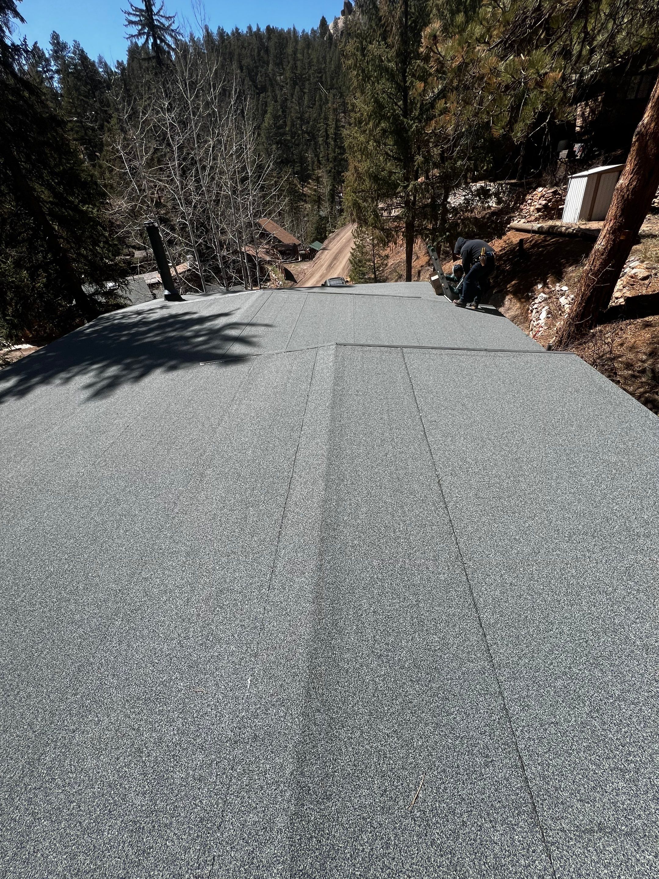 Residential Roofing Installation using Modified Bitumen Roofing by Blue Peaks Roofing LLC 