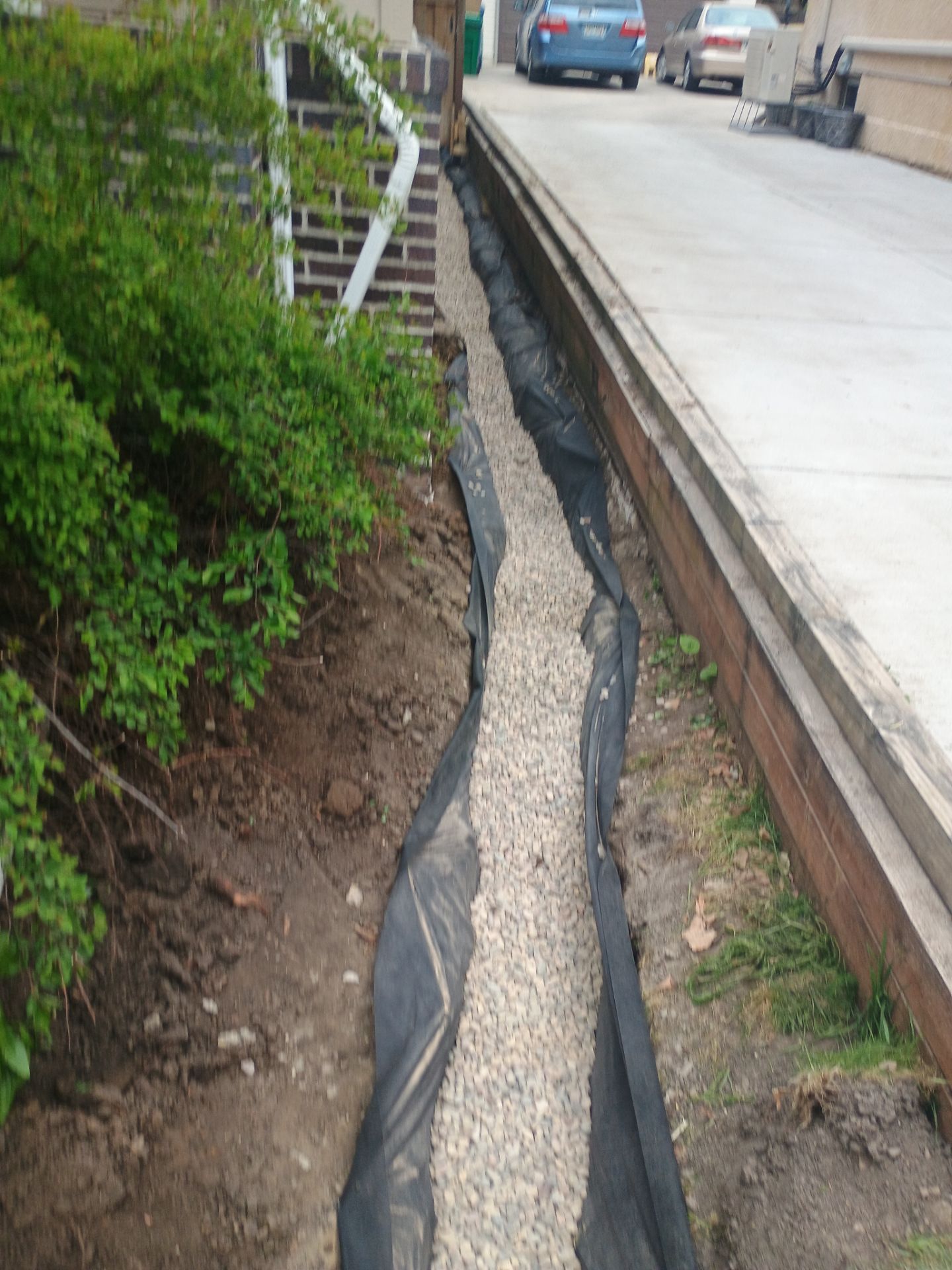 Foundation Drainage Board & French Drain in Southwest Minneapolis by Waterproofing Northeast