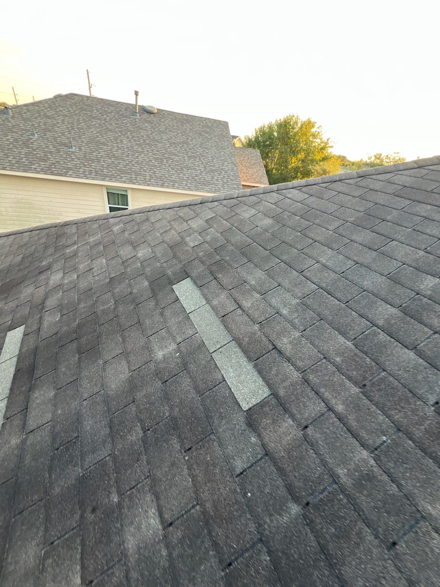 Hail Damage using Owen's Corning Duration (Lifetime) Shingles by Roof Repair Company