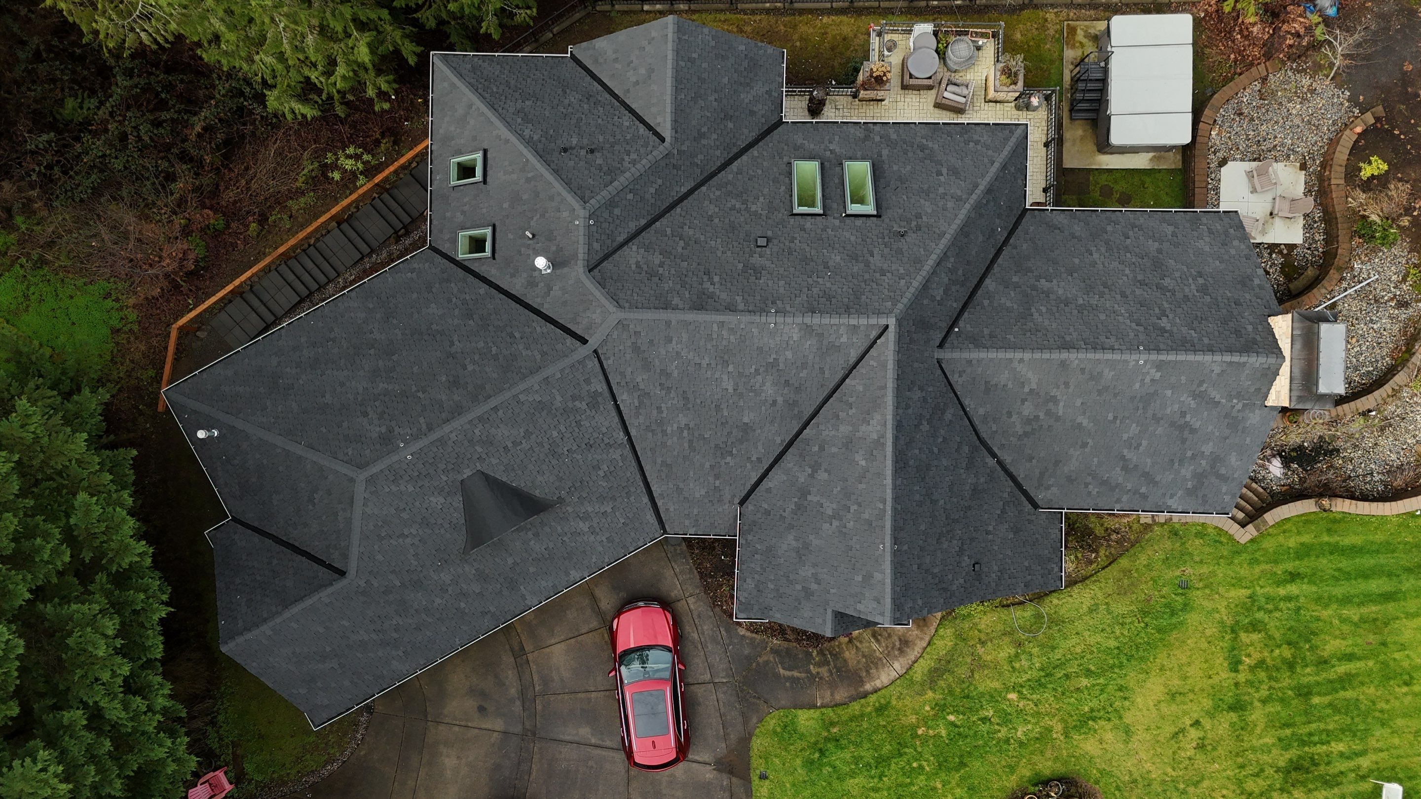 Carbon Presidential Woodcrest | Roof Replacement in Brush Prairie WA 98606 by Valiant Roofing, LLC