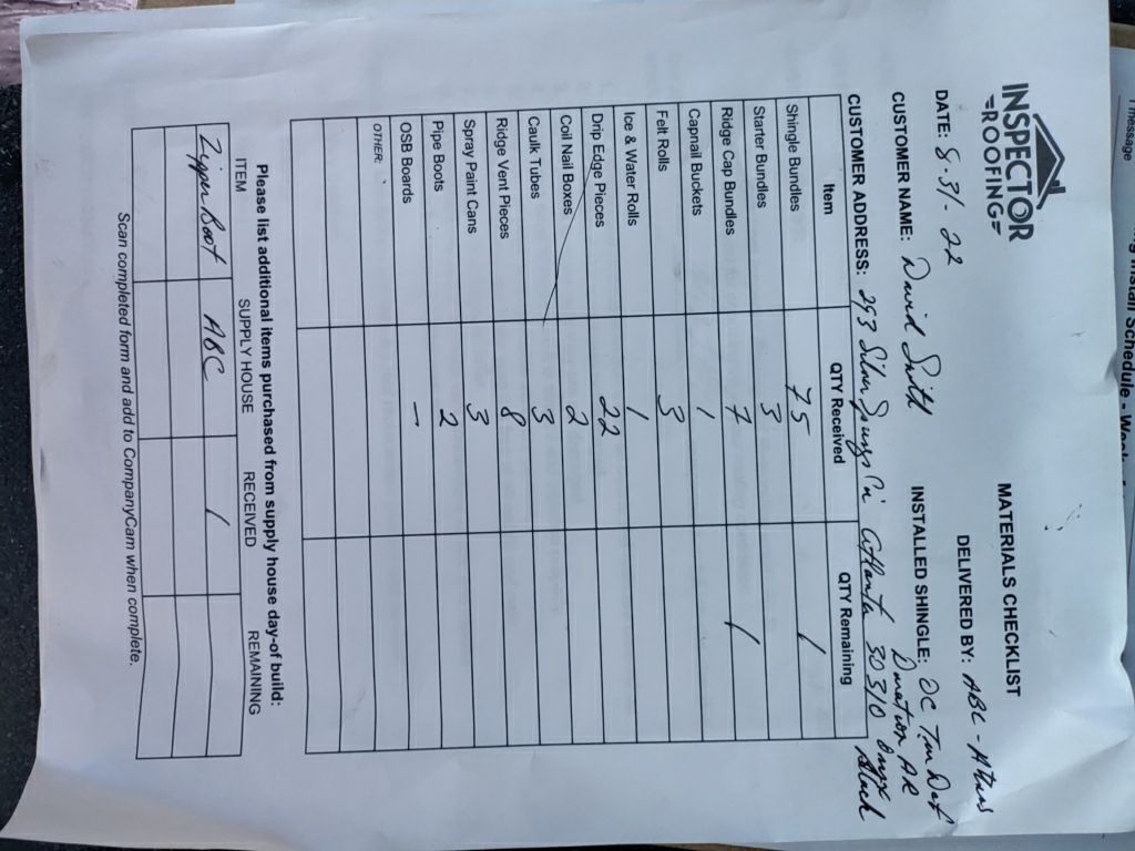 Residential Roofing Installation using Owens Corning by Inspector Roofing and Restoration