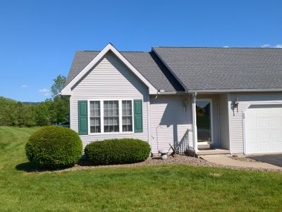 Pewter Gray Shingle Roof and Gutter Replacement in Elysburg