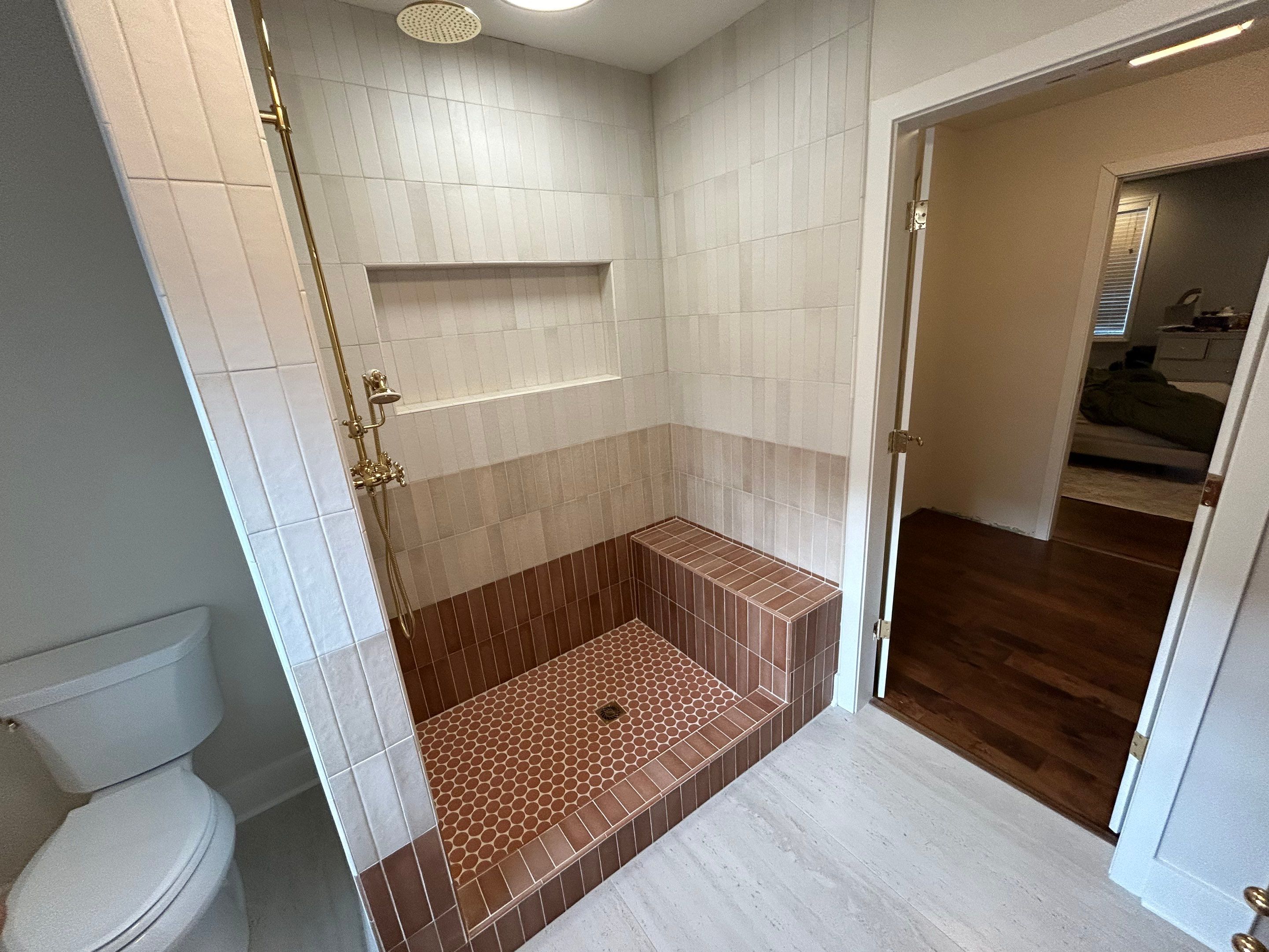 Gorgeous Full Bathroom Remodel  by Footprints Floors of Nashville