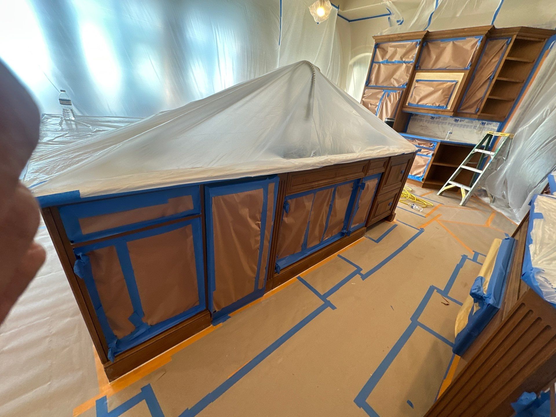 Two Tone Cabinets Repaint by Fresh Coat Painters