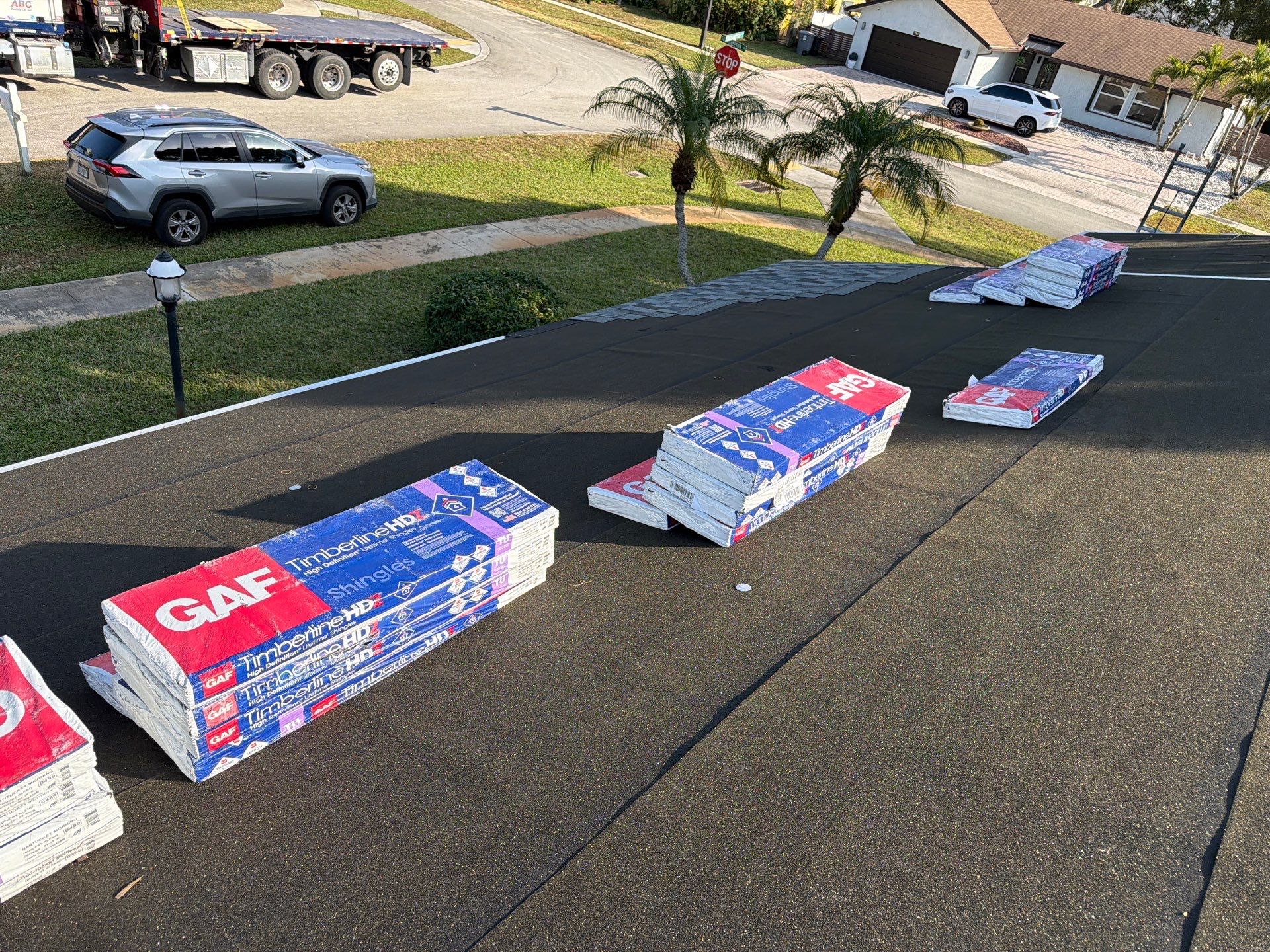 Residential Roofing Installation using GAF by BLUES BROTHERS ROOFING