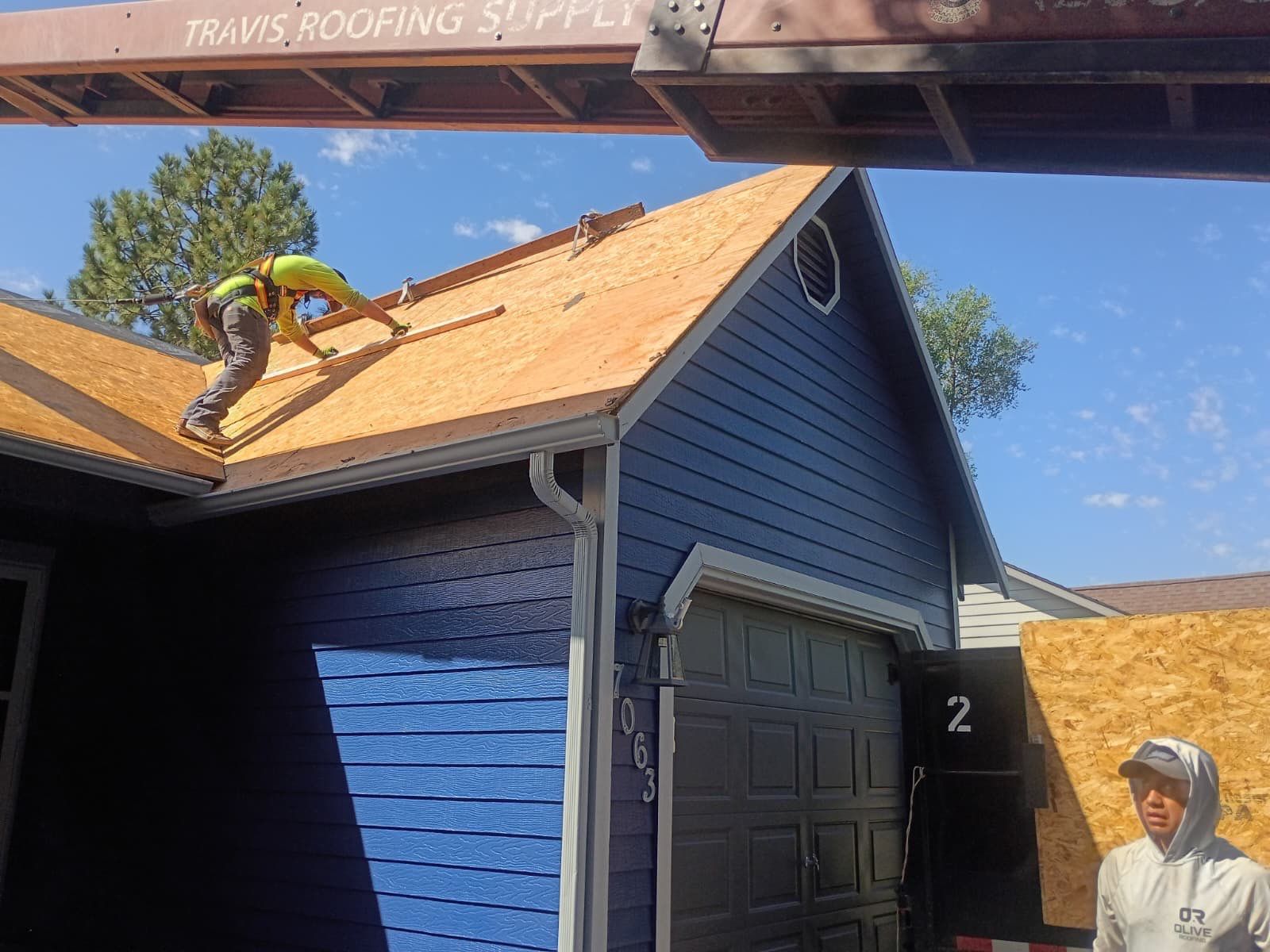 Complete Residential Roof Replacement and Sheathing Repair in Boise by Olive Roofing