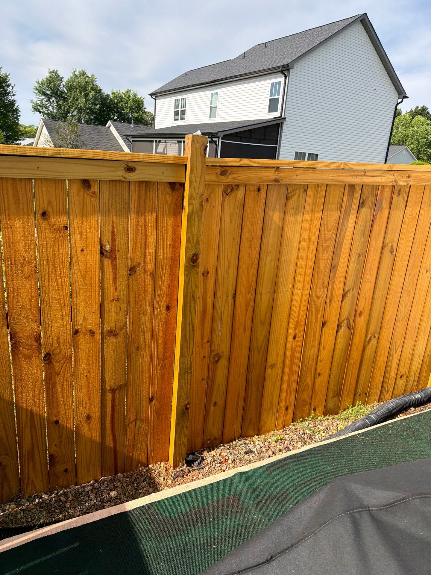 Fence using Wood Sealant by DuraSeal