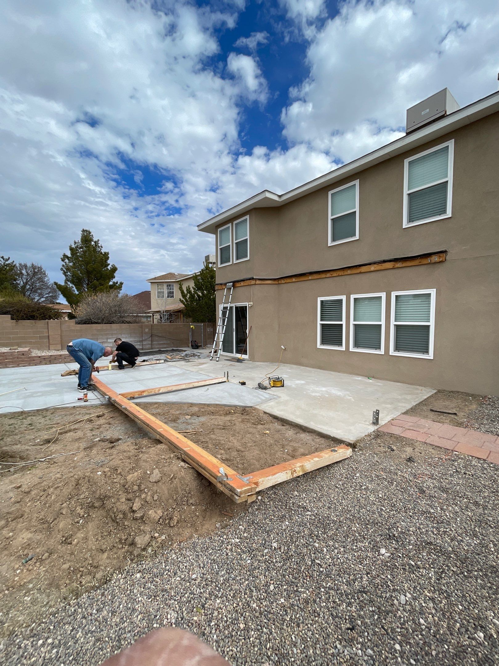 Patio Cover using Carved Douglas Fur by Rio Grande Building & Storage