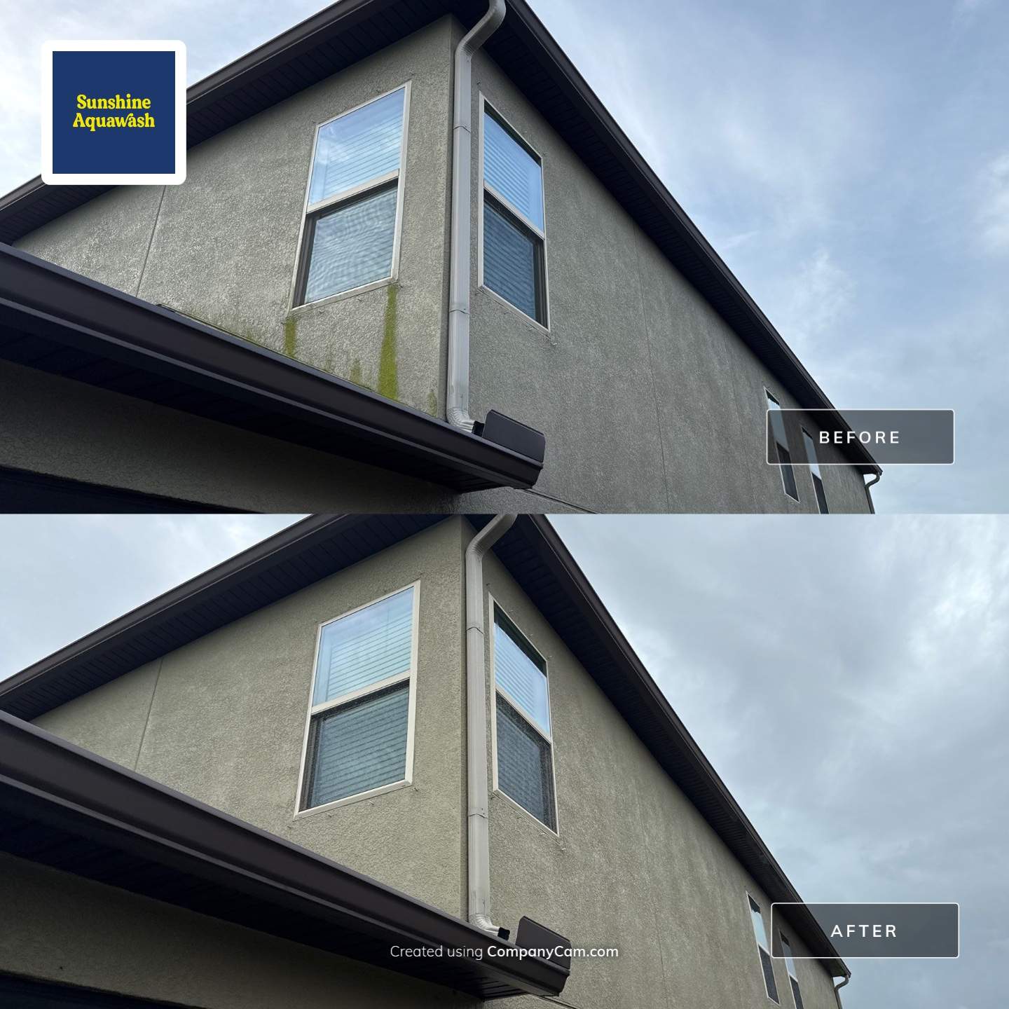 2-Story Asphalt Shingle Roof Cleaning & House Wash – Cypress Mill, Sun City Center, FL by Sunshine AquaWash