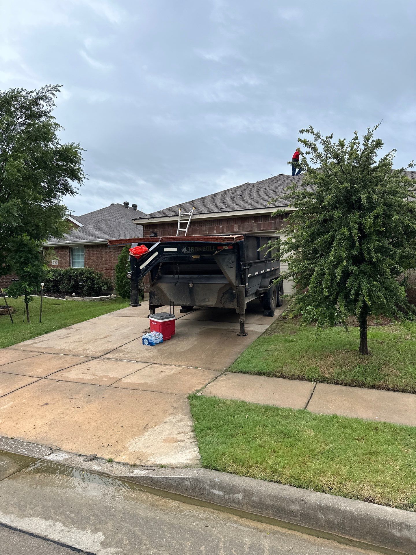 Project in Little Elm by Zeus Exteriors