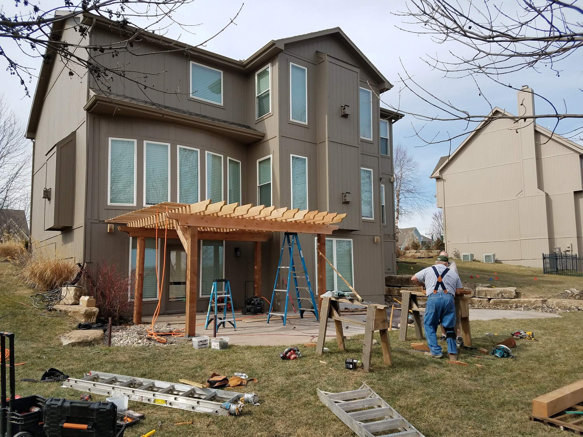 4 New Outdoor Living Areas by LAND ESCAPES LLC