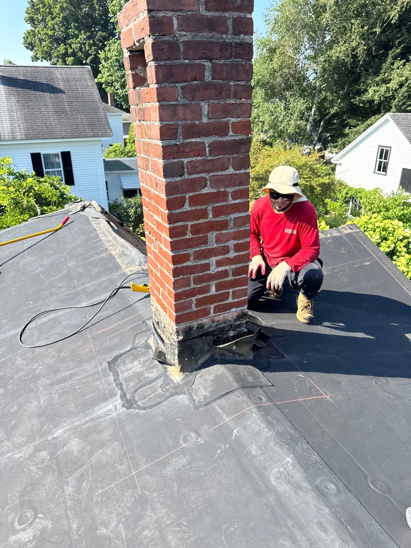 Full Roof Replacement + Custom Gutter Install | Onyx Black Finish by Mighty Dog Roofing of Greater Middlesex County