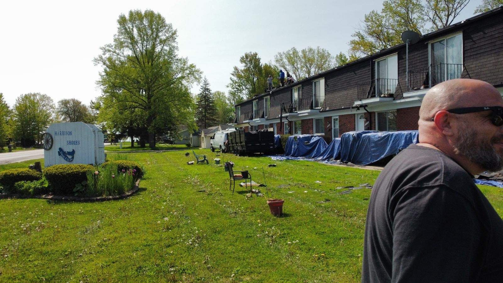 Commercial Roofing Installation using IKO DYNASTY - Granite Black by JNR Roofing LLC