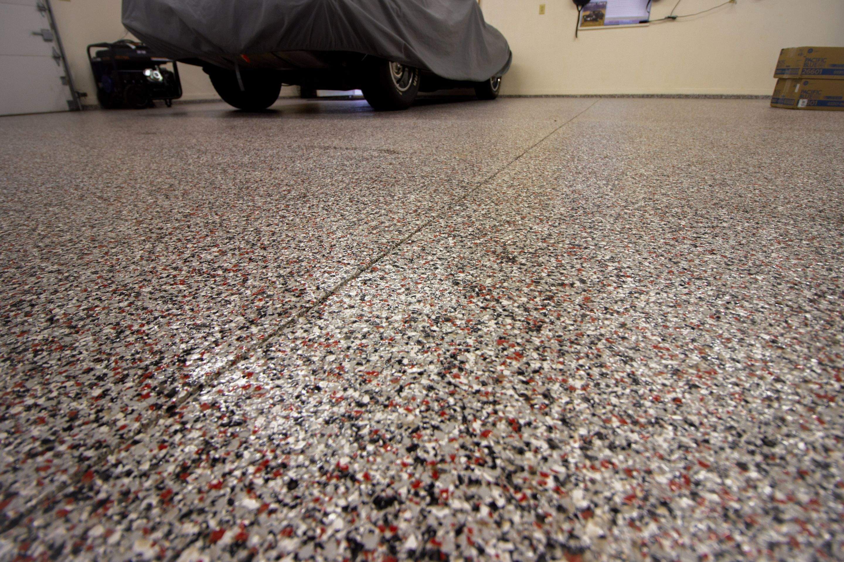 Garage Floor using Desert Sand by Your1DayFloor.com