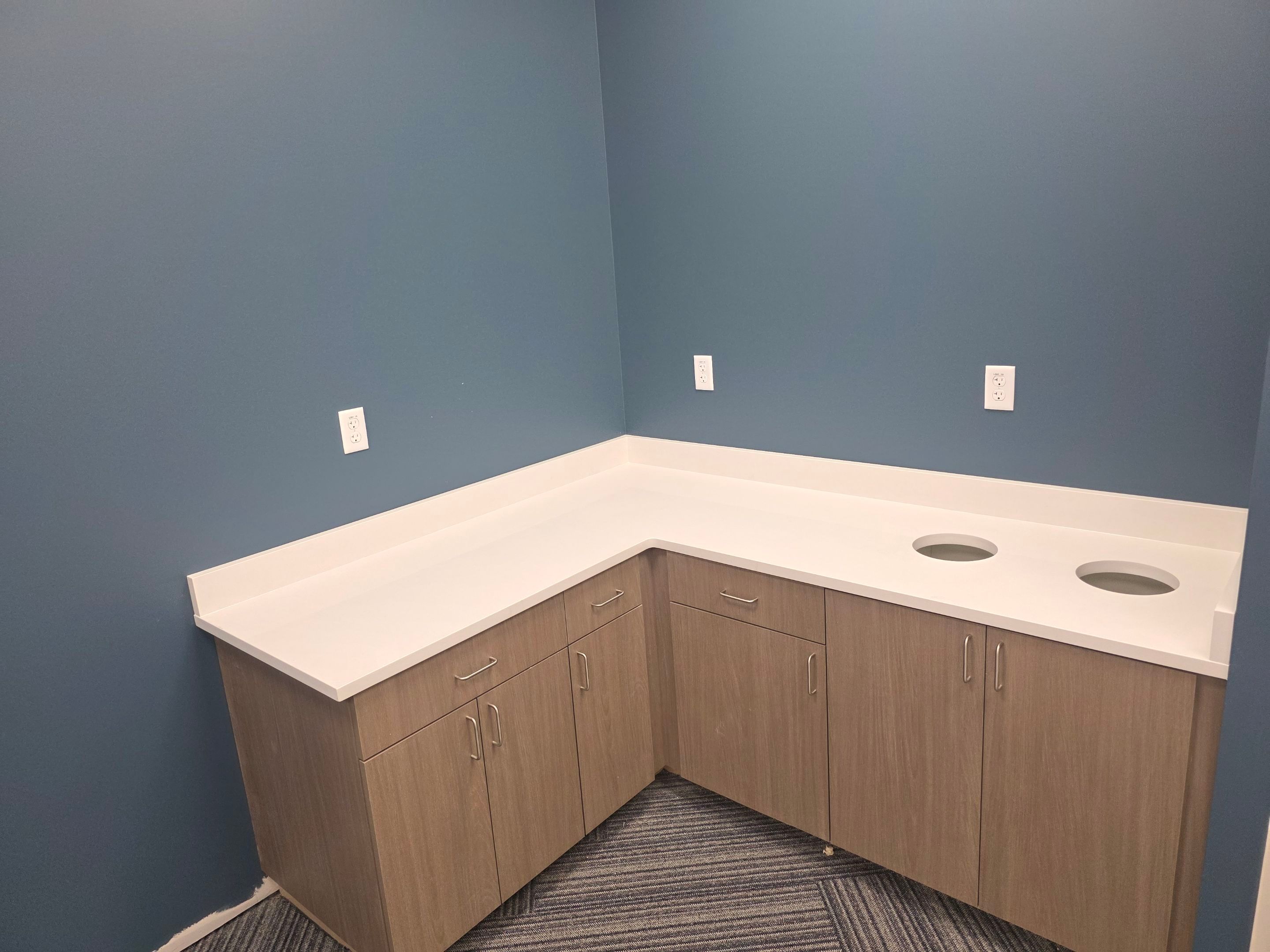 Quartz Installation for Oklahoma City Commercial Offices by TNT Countertops
