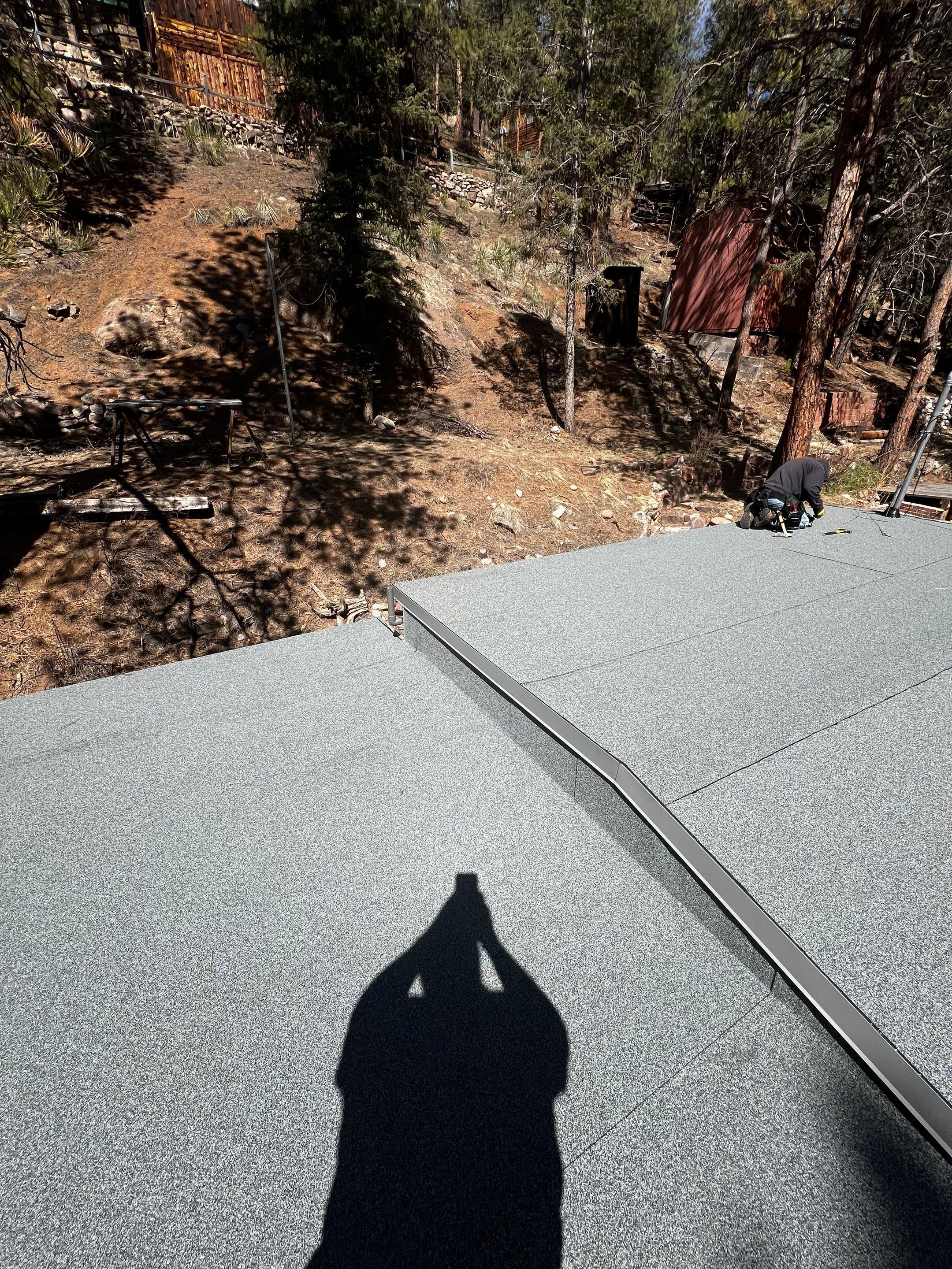 Residential Roofing Installation using Modified Bitumen Roofing by Blue Peaks Roofing LLC 