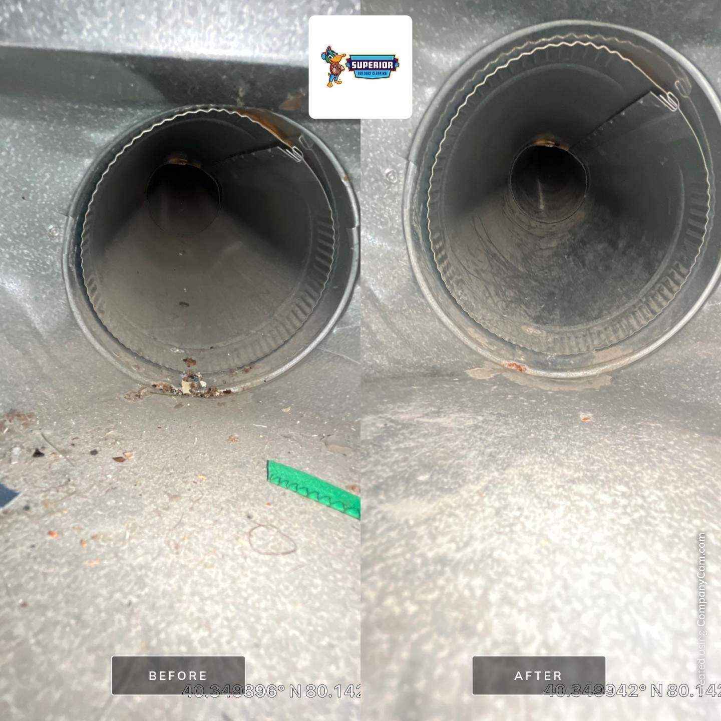 Air Duct Cleaning With a Vacuum Truck in Bridgeville, PA by Superior Air Duct Cleaning