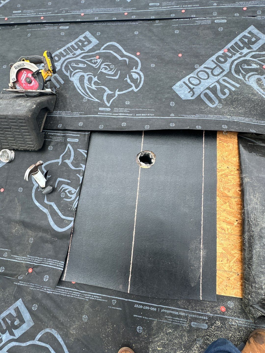 Hail Damage using Owen's Corning Duration (Lifetime) Shingles by Roof Repair Services LLC