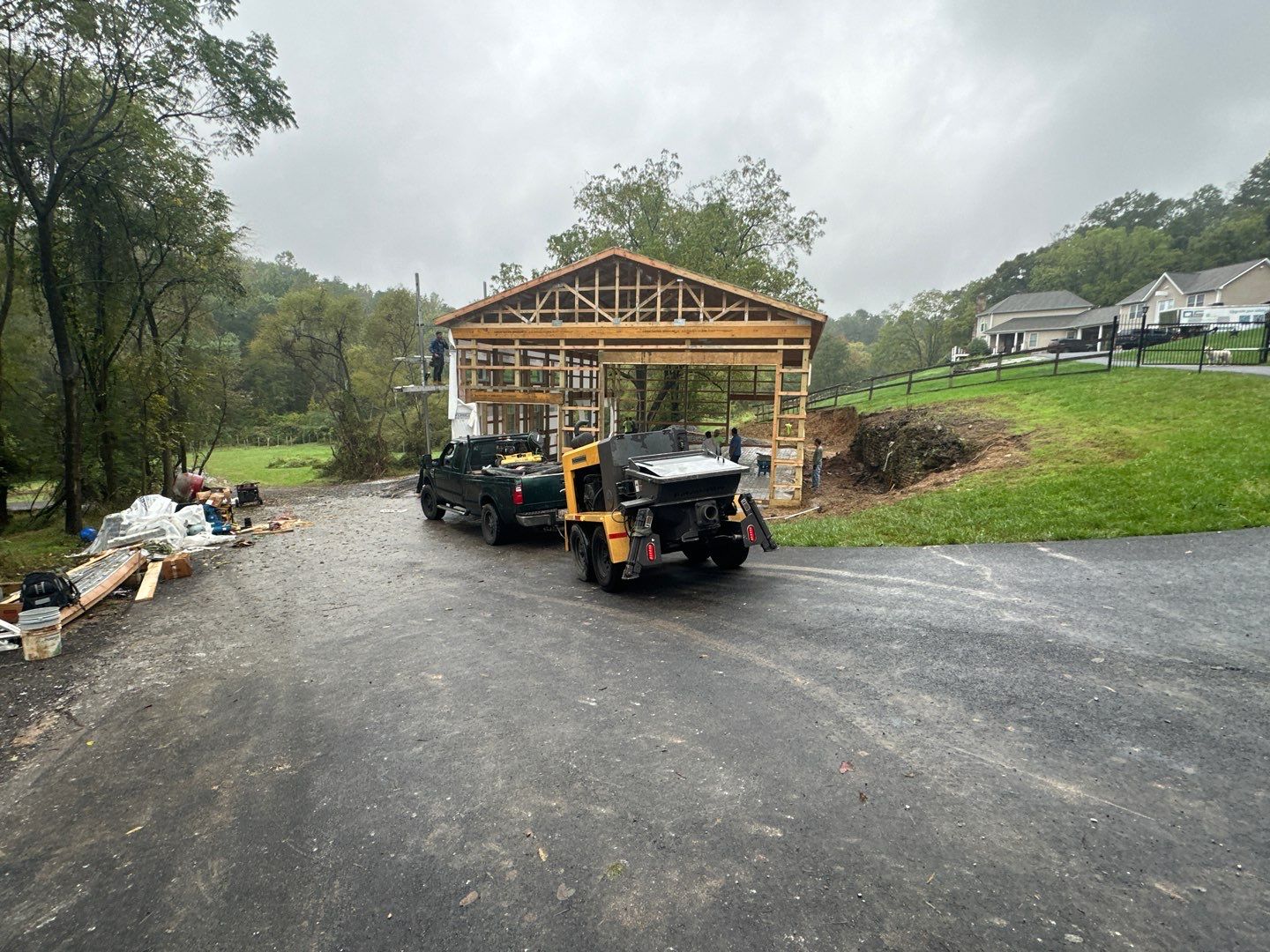 Large Garage Build by Bec Construction Llc