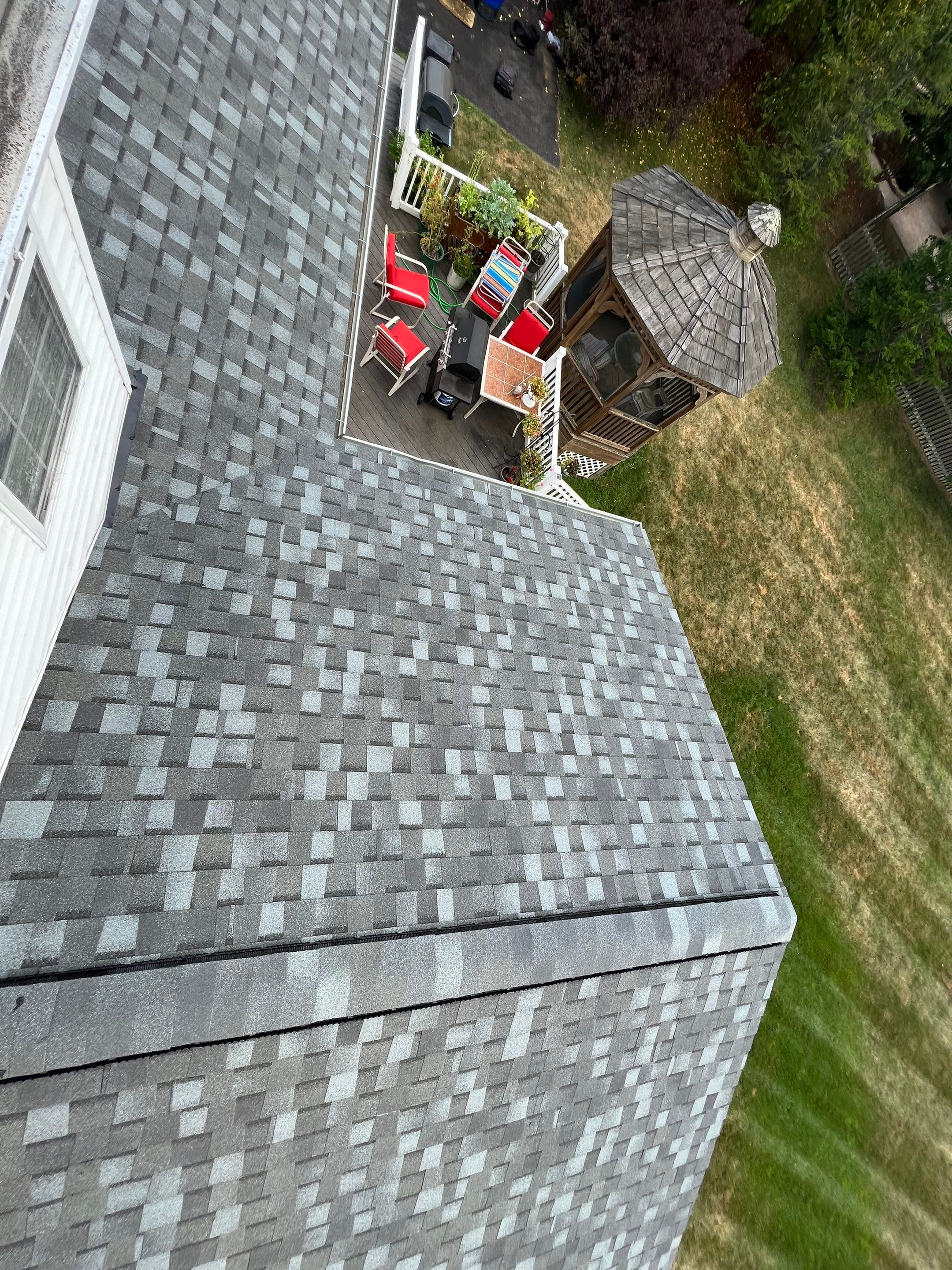 Residential Roofing Installation using Atlas Pinnacle Pristine Coastal Granite Architectural Shingles by Frederick Roof Repair