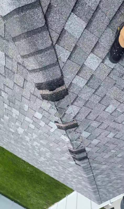 Storm Damage Roof Repair by Four Peaks Roofing