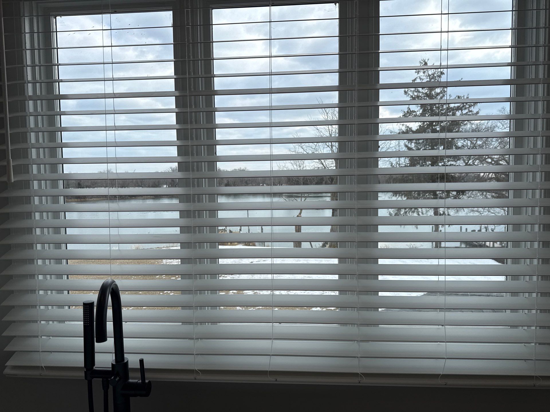 Faux Wood Blinds Project in Broomes Island, MD by Southern Maryland Custom Blinds