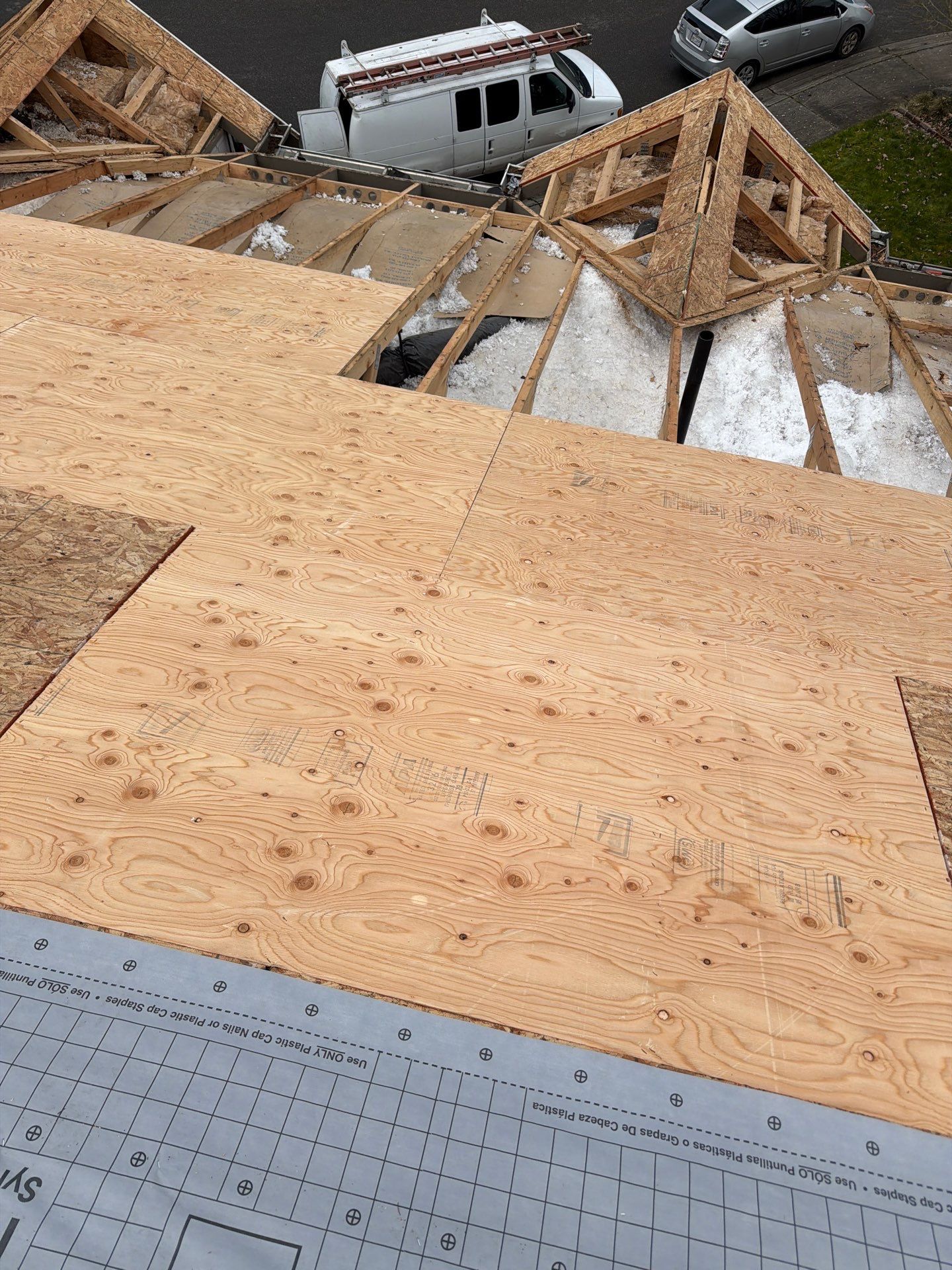 Residential Roofing Installation using GAF HDZ Shingles by Roofing Formula LLC