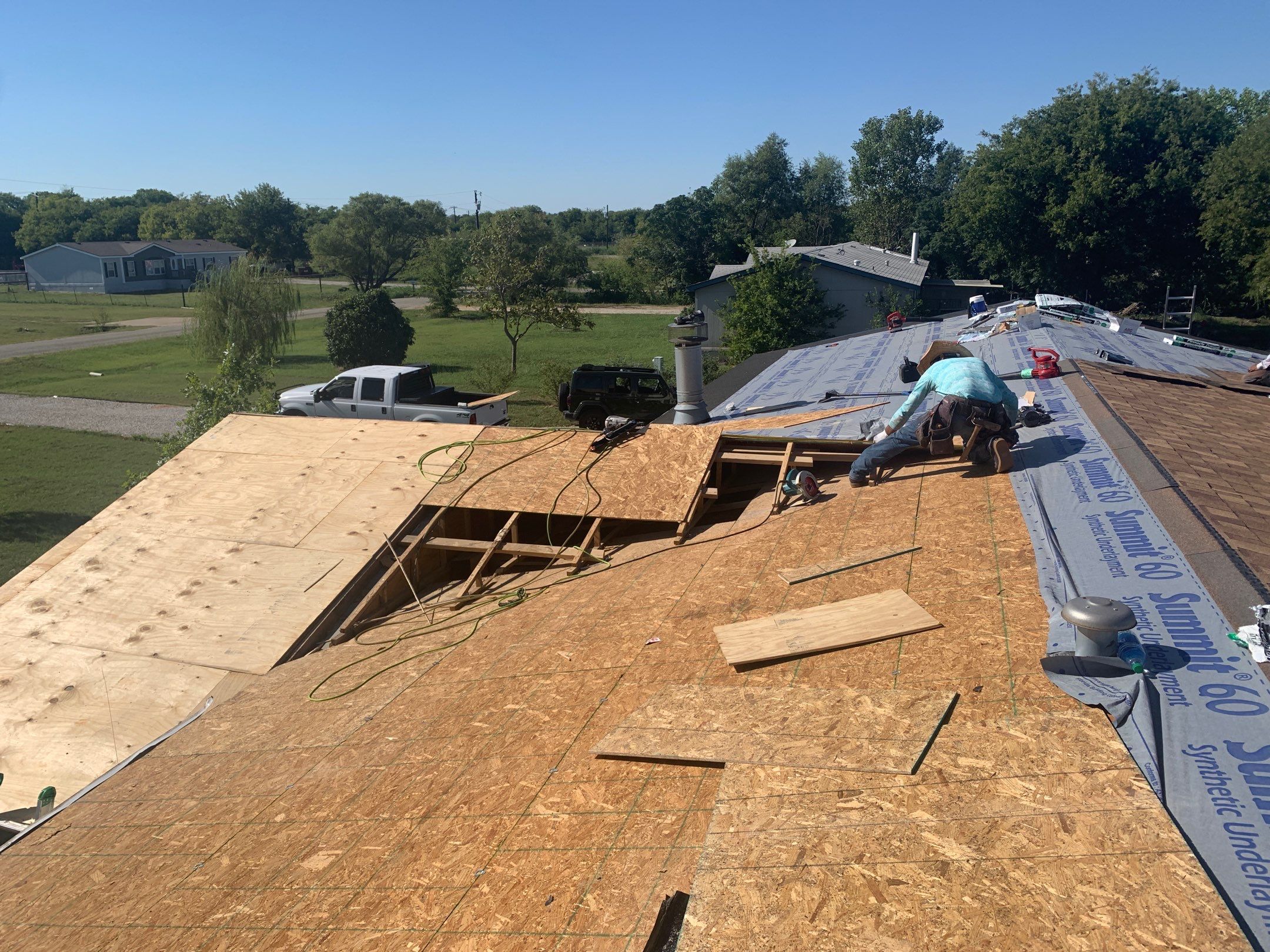 Residential Roofing Installation using ATLAS Pinnacle Pristine Shingles by Harvey Roofing & Construction