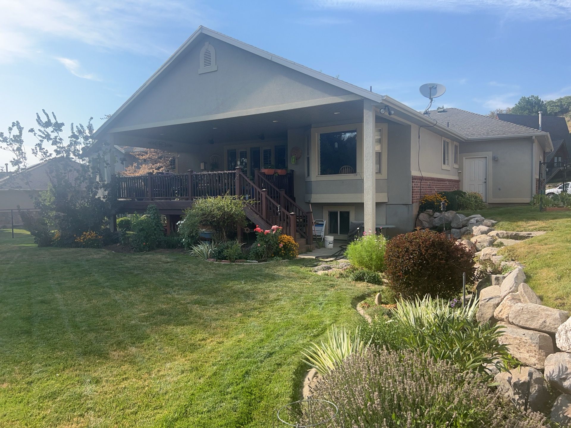 Ogden | Stucco Demo & Custom B&B Archway | Monterey Taupe by Ideal Siding Utah