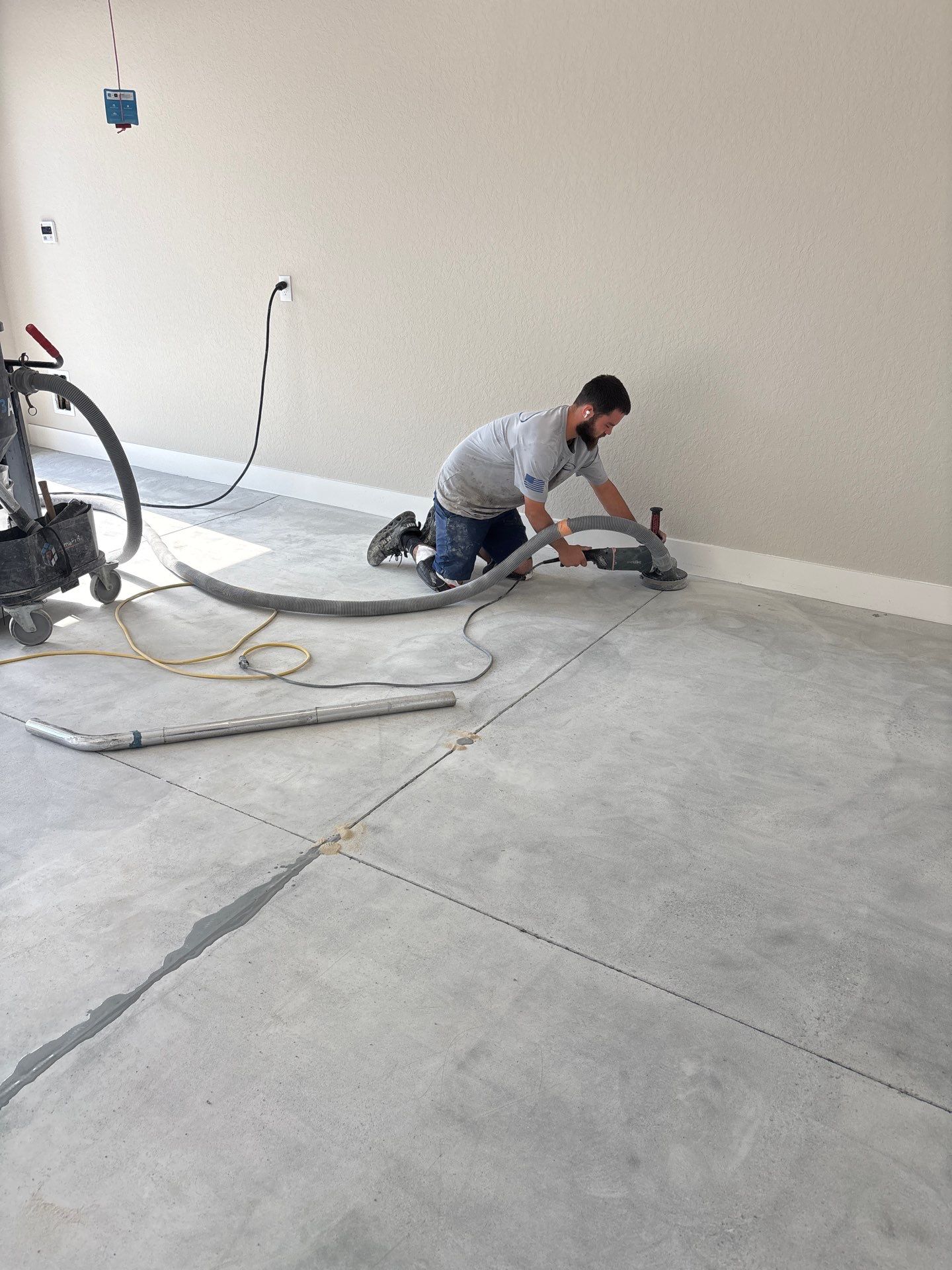 Garage Mediterranean  by Innovative Concrete Coatings 