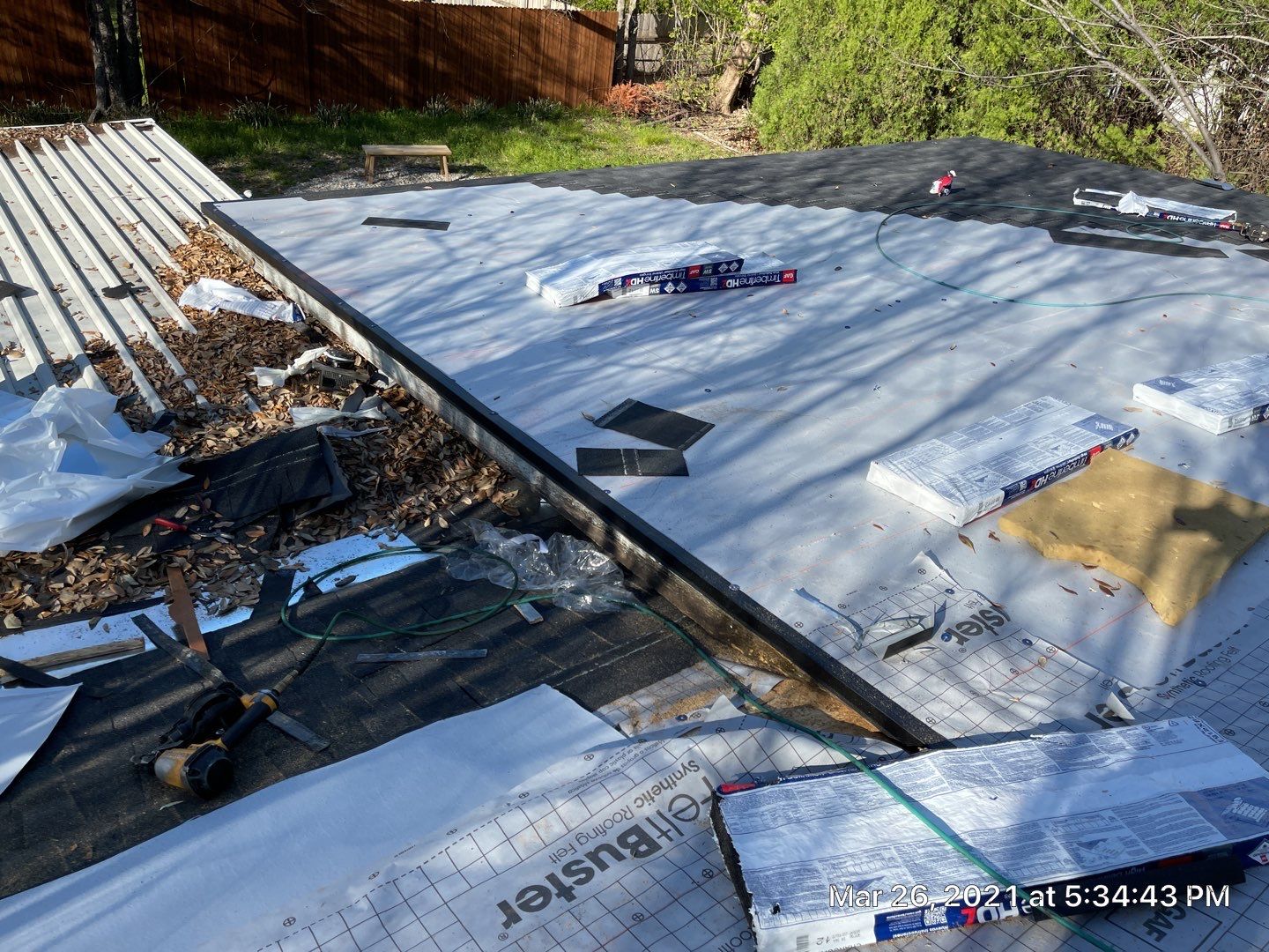 Historical Home needed a full decking and new roof by First United Roofing & Construction