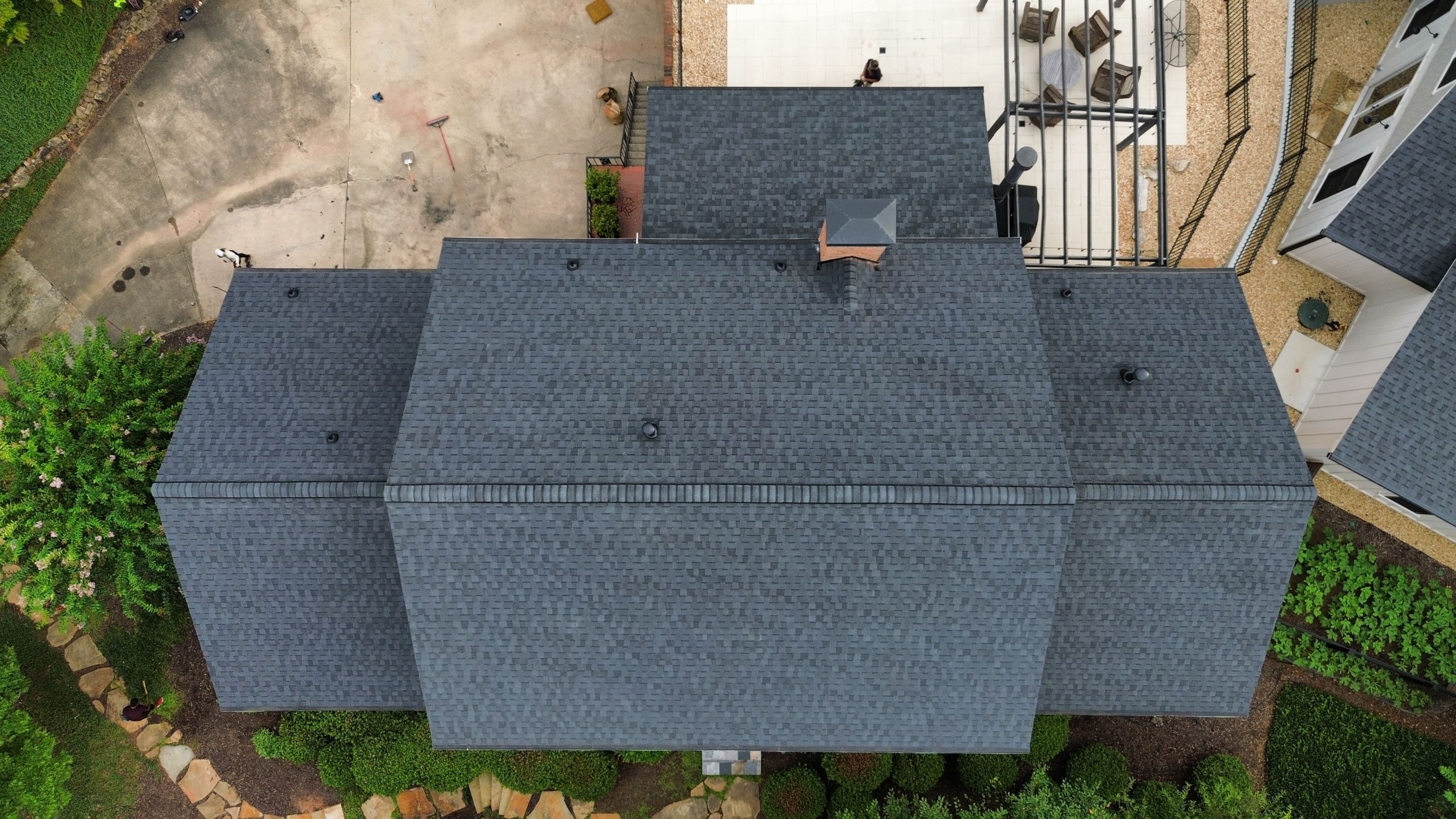 Roswell, GA Roof Replacement CertainTeed Landmark Moire Black by Reset Roofing