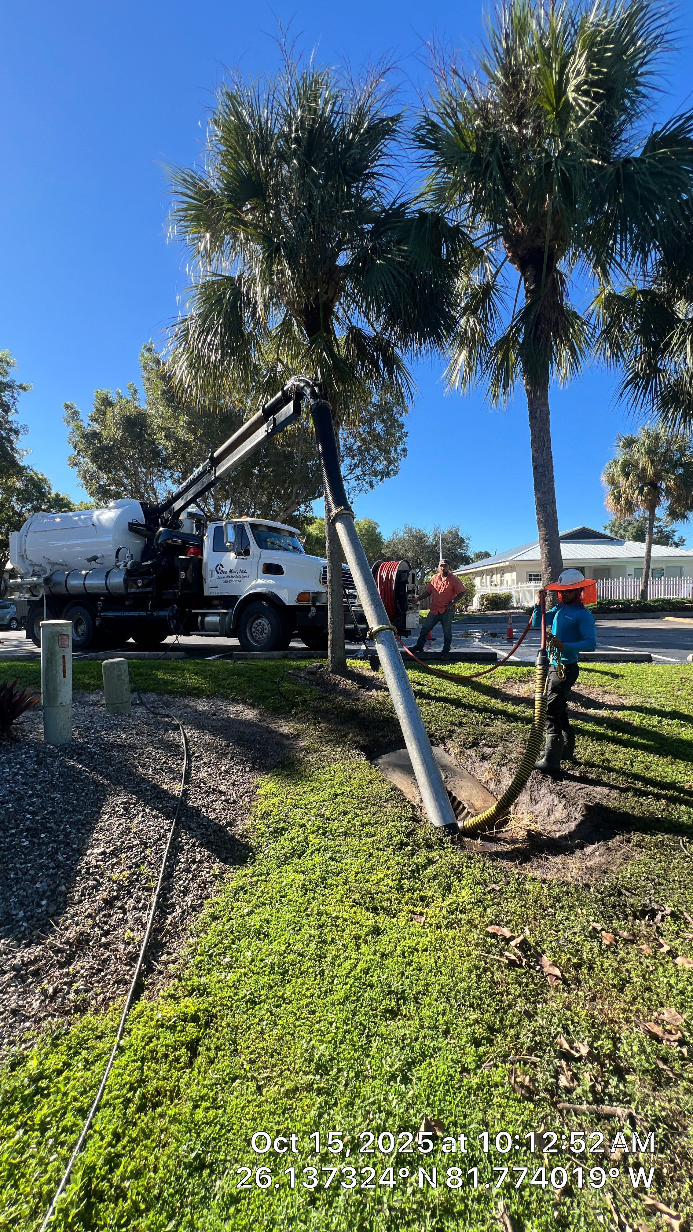 Naples Apartment Complex Culvert Cleaning by APS Power & Water