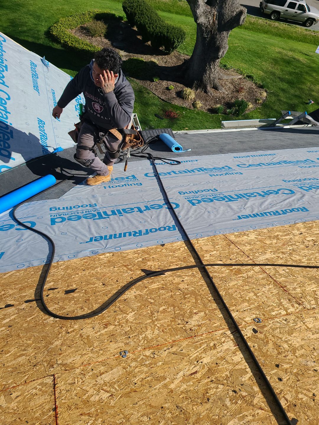 Burke: CertainTeed Landmark Pro Designer Shingles in Max Def Weathered Wood by RM Banning, Inc.