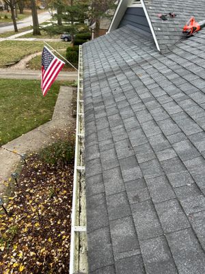 Turtle Shell gutter protection installation in Wheaton, IL 60189, photograph 13
