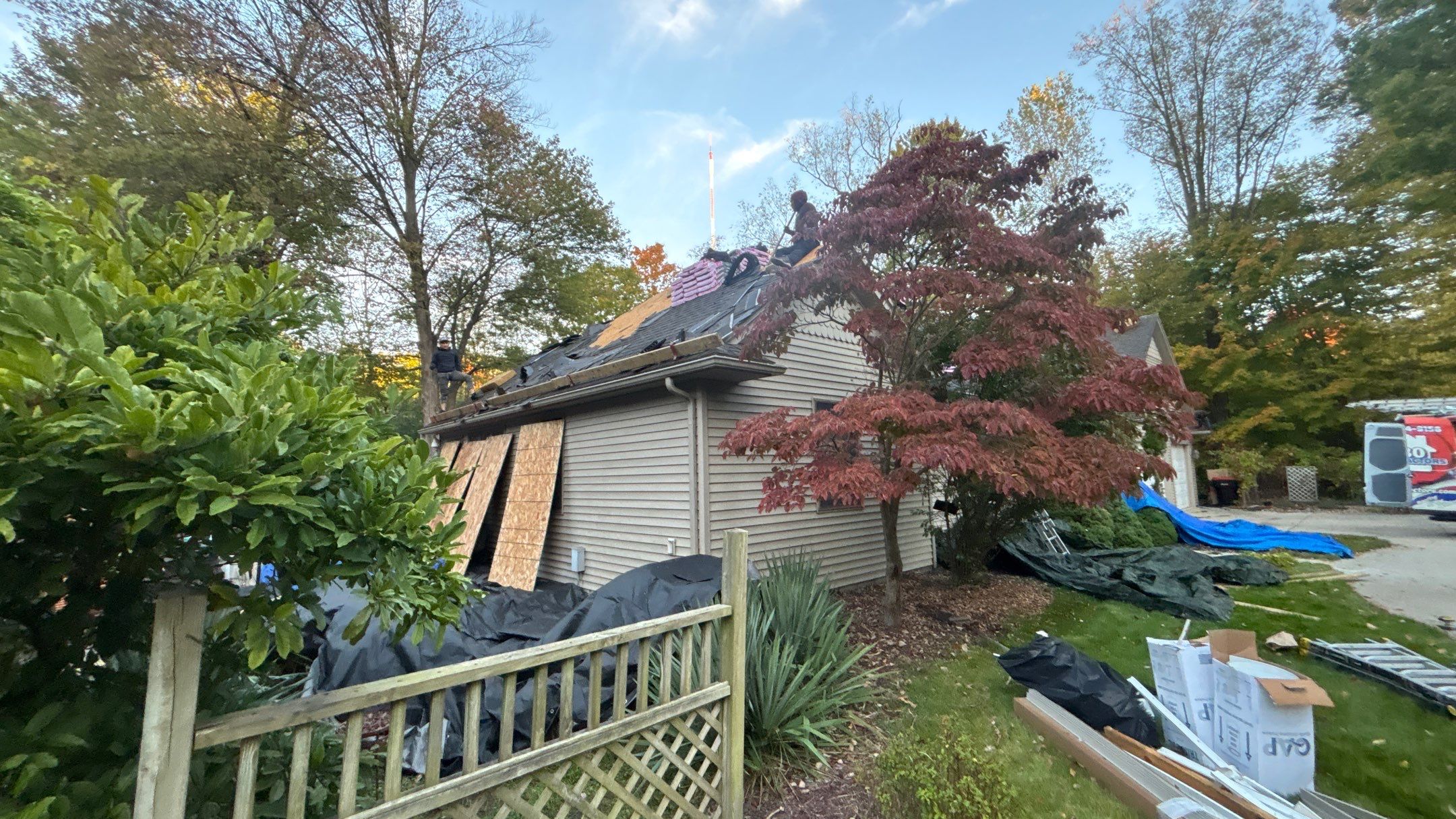 Roof Replacement using Owens Corning Driftwood by 180 Contractors