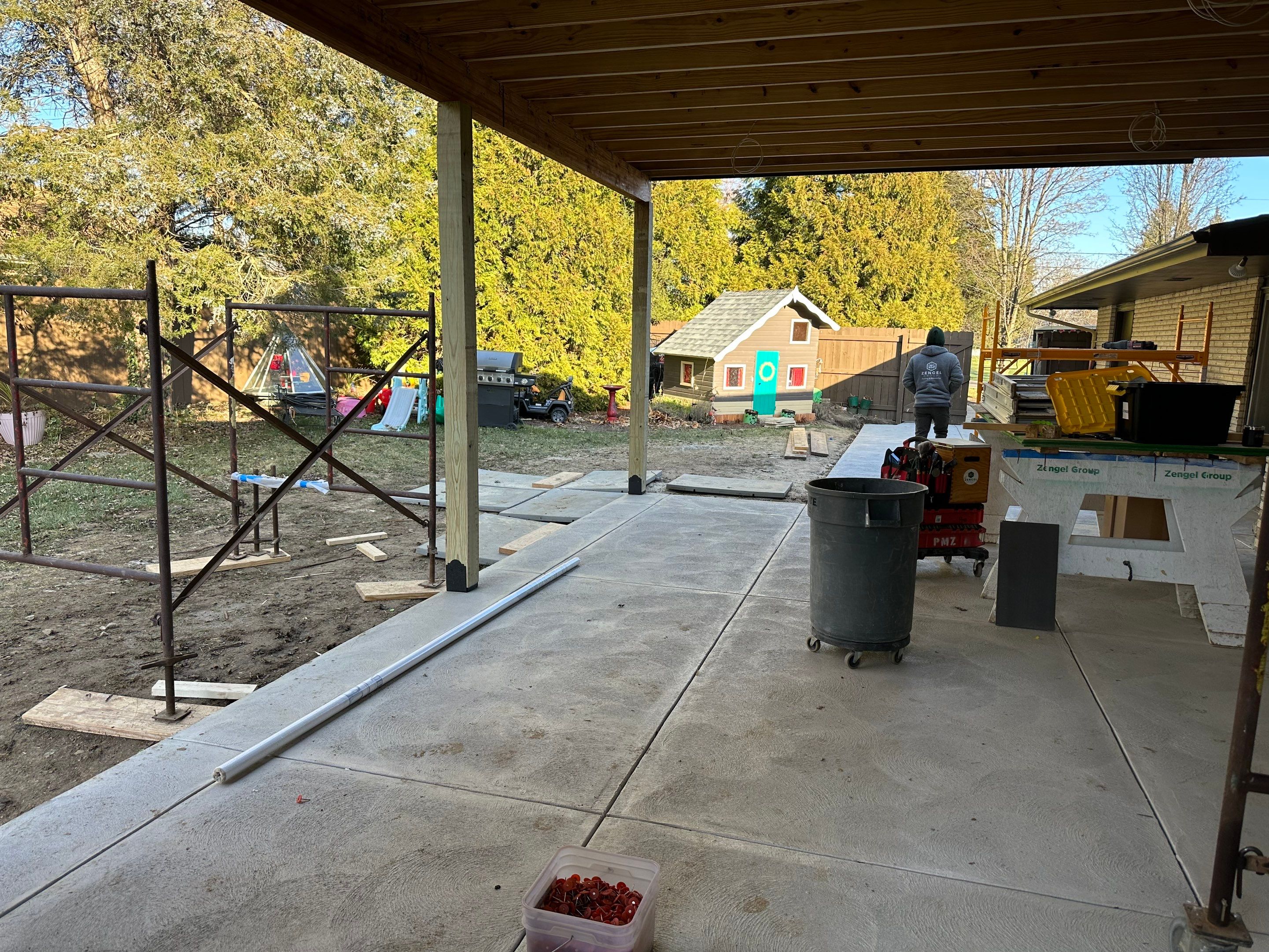 Centerville Covered Patio by Zengel Group