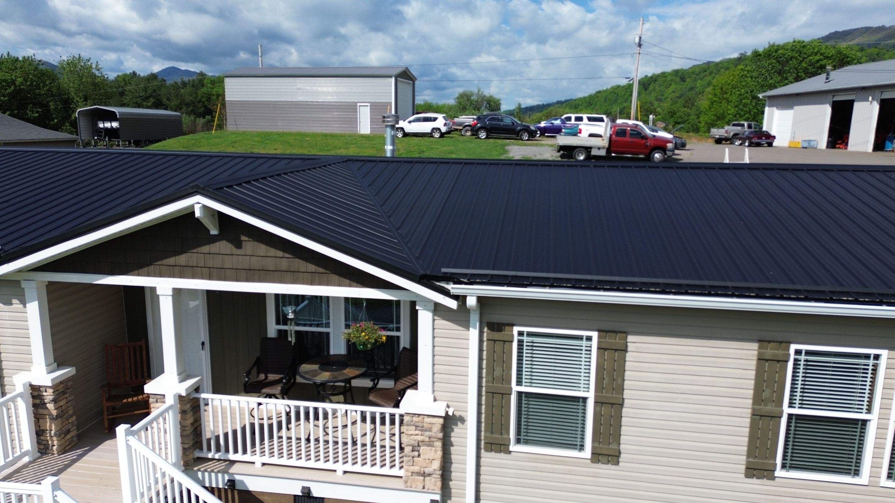 Black Frost AG Panel by Omnia Roofing