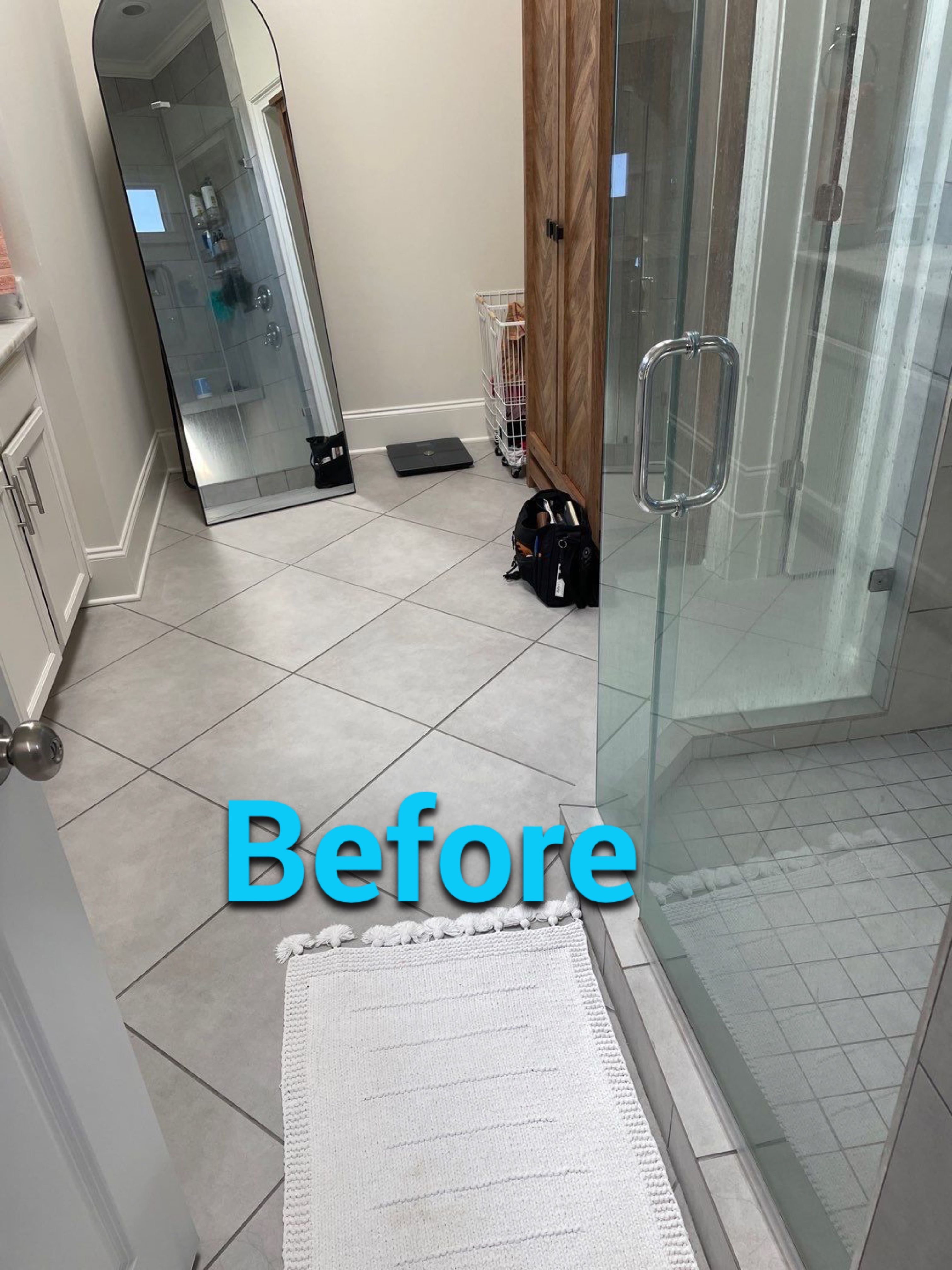 Glamorous Tile Shower Remodel by Footprints Floors of East Atlanta