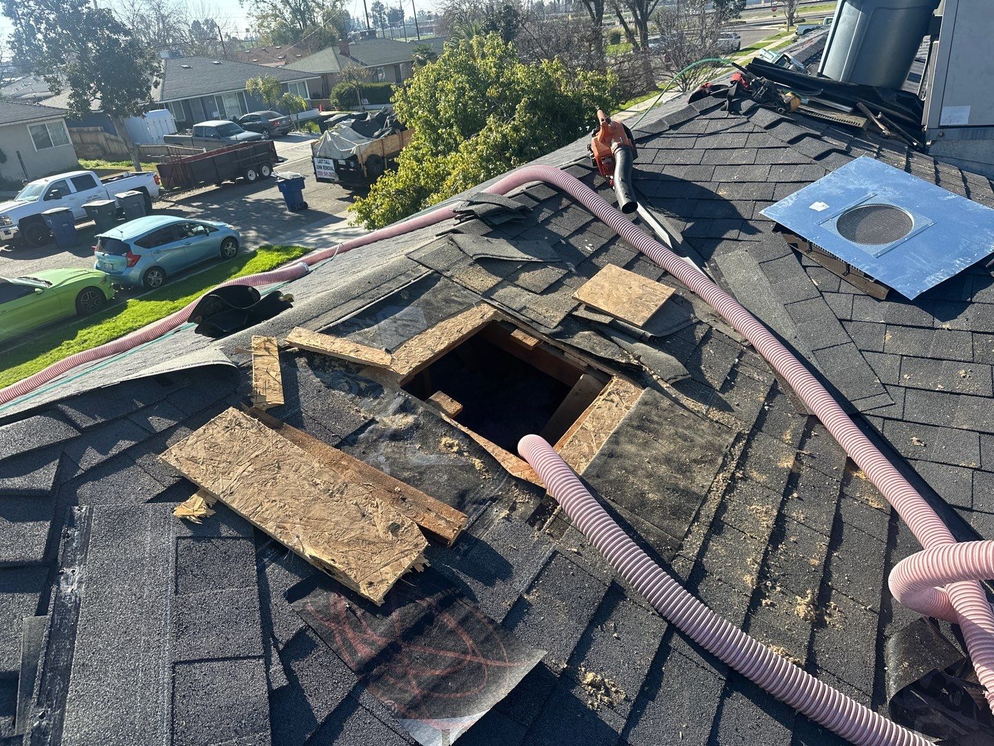 Roof Replacement With Solar Panel Removal/Reinstall, Attic Insulation & Mini Split by Grandmark Service Company