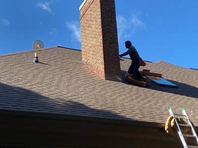Residential Roofing Installation using GAF Timberline HDZ Barkwood